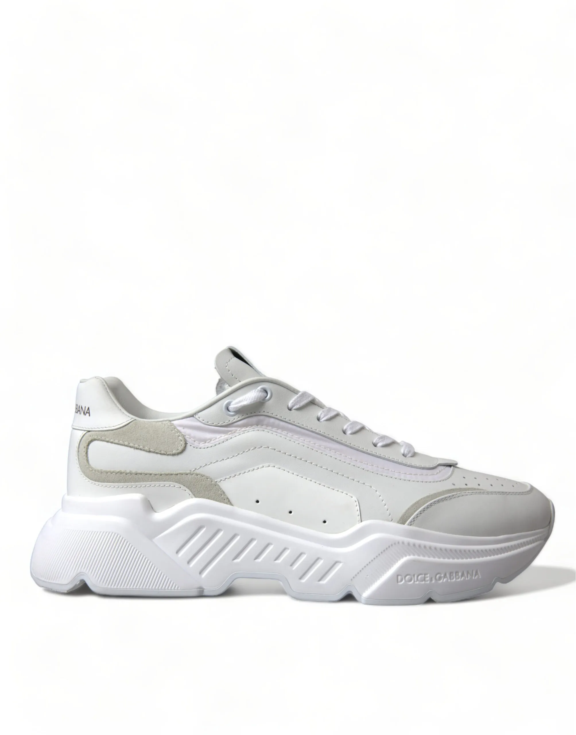Dolce & Gabbana Men's Elegant White DAYMASTER Casual Sneakers