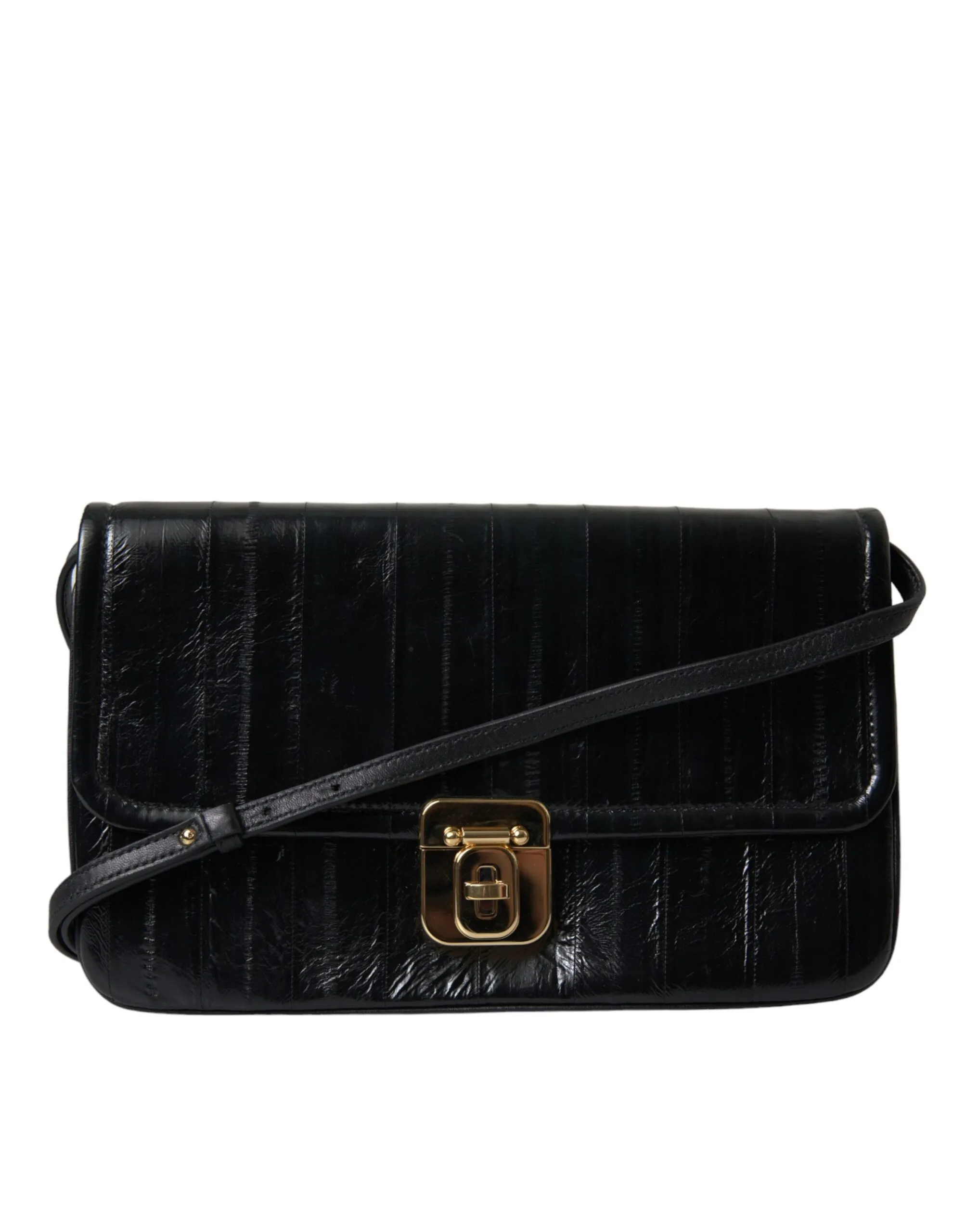 Dolce & Gabbana Women's Elegant Eelskin Leather Shoulder Bag