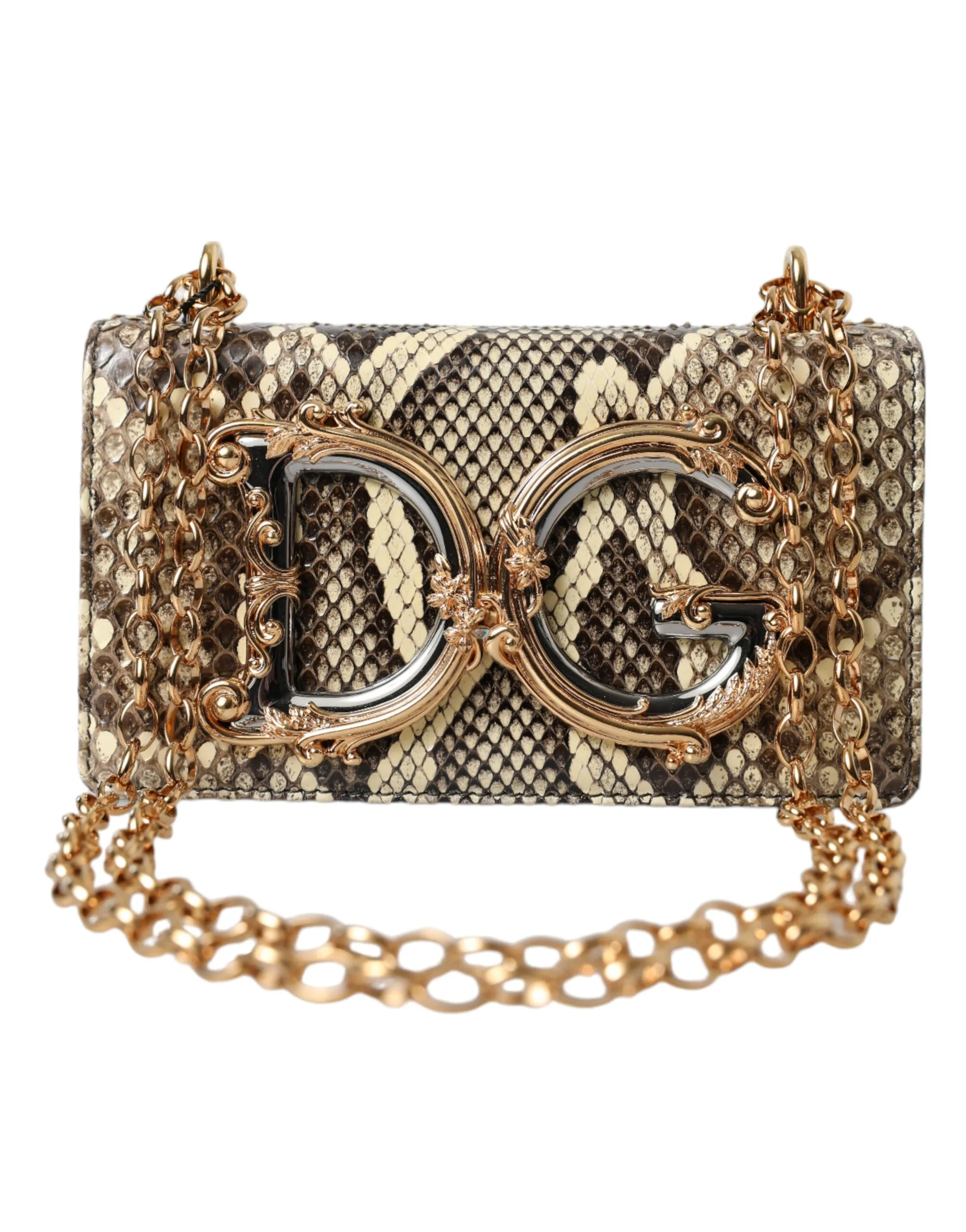 Dolce & Gabbana Women's Luxurious Exotic Leather Micro Crossbody Bag