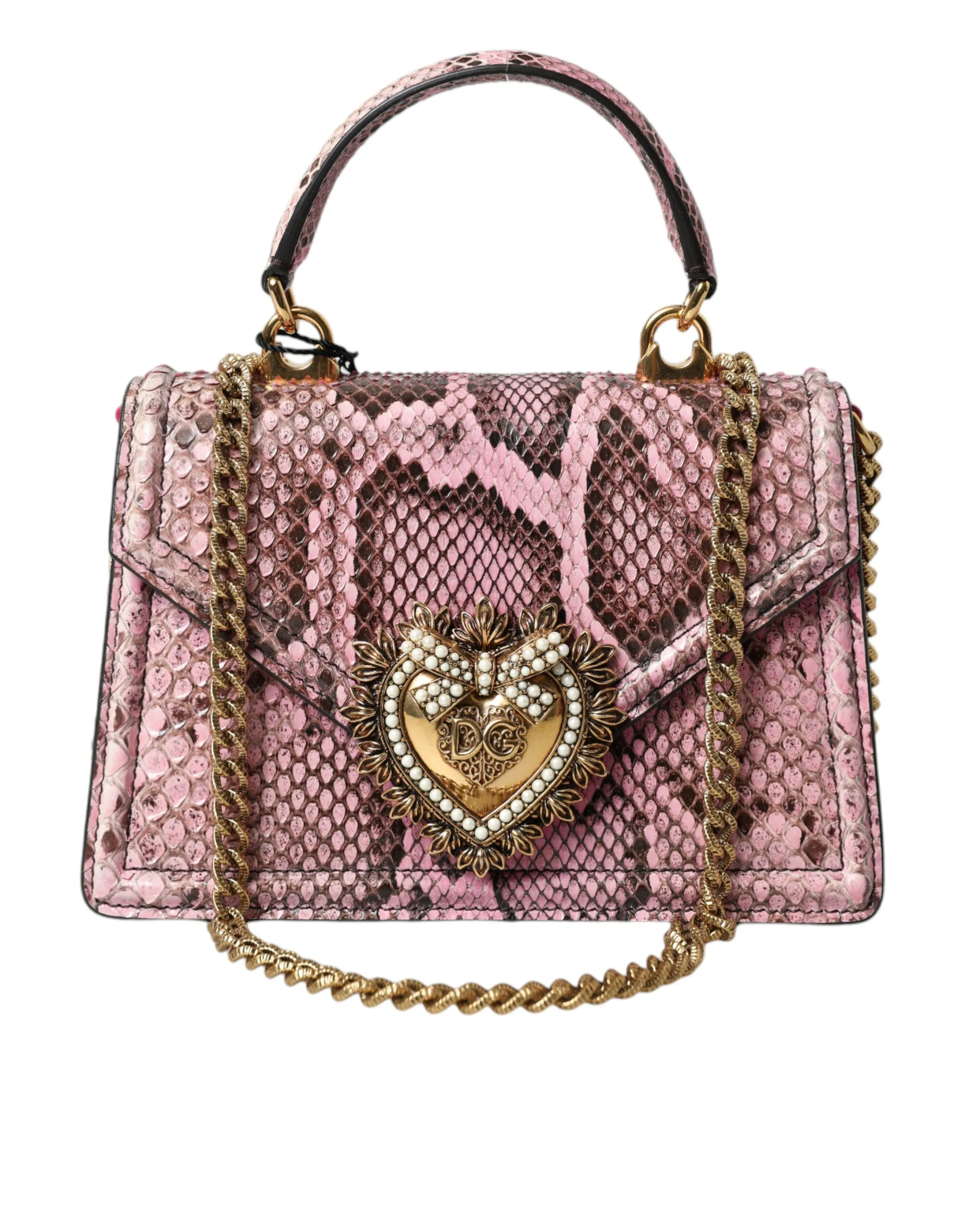 Dolce & Gabbana Women's Exotic Elegance Pink Crossbody Bag