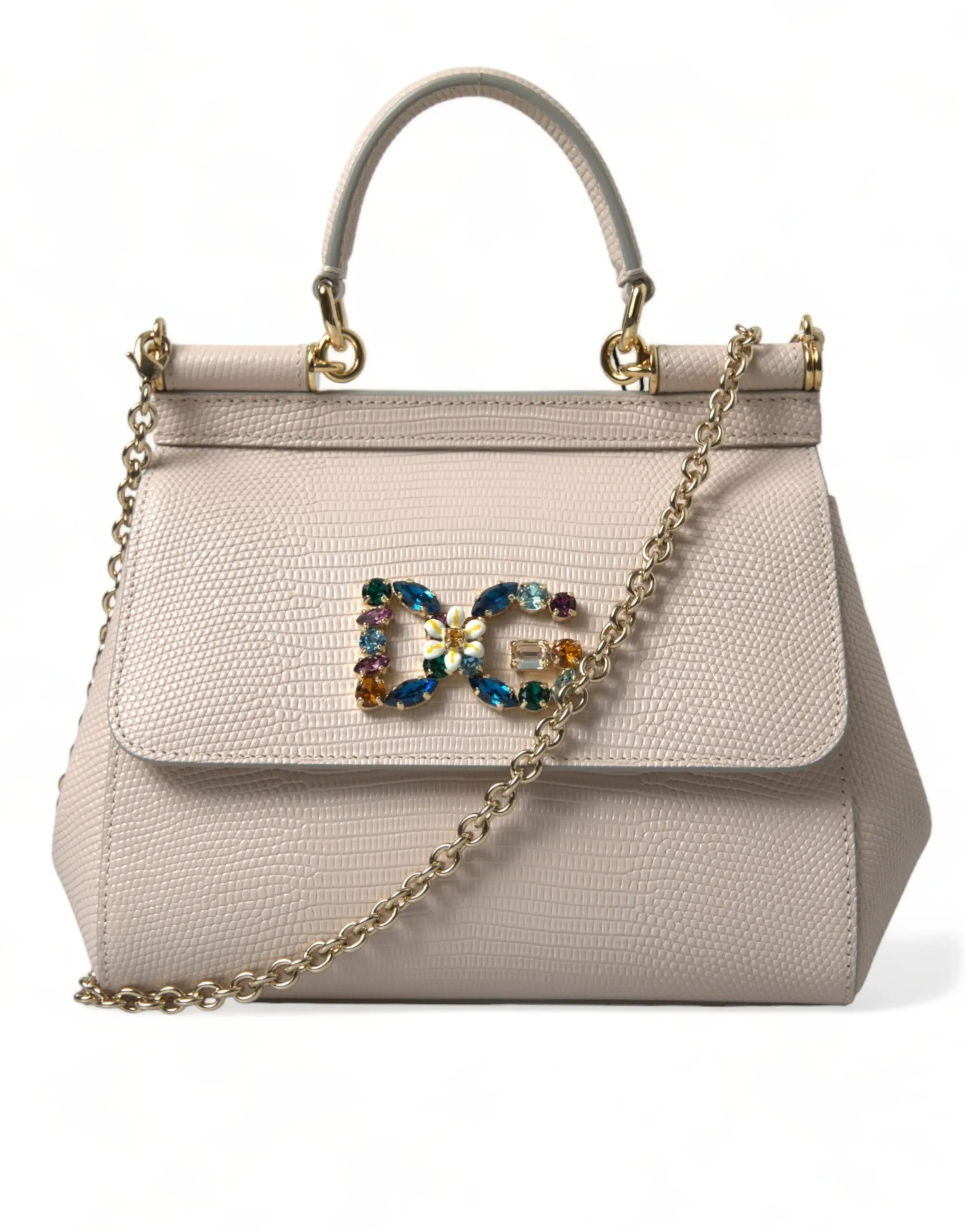 Dolce & Gabbana Women's Sicilian Elegance Leather Shoulder Bag