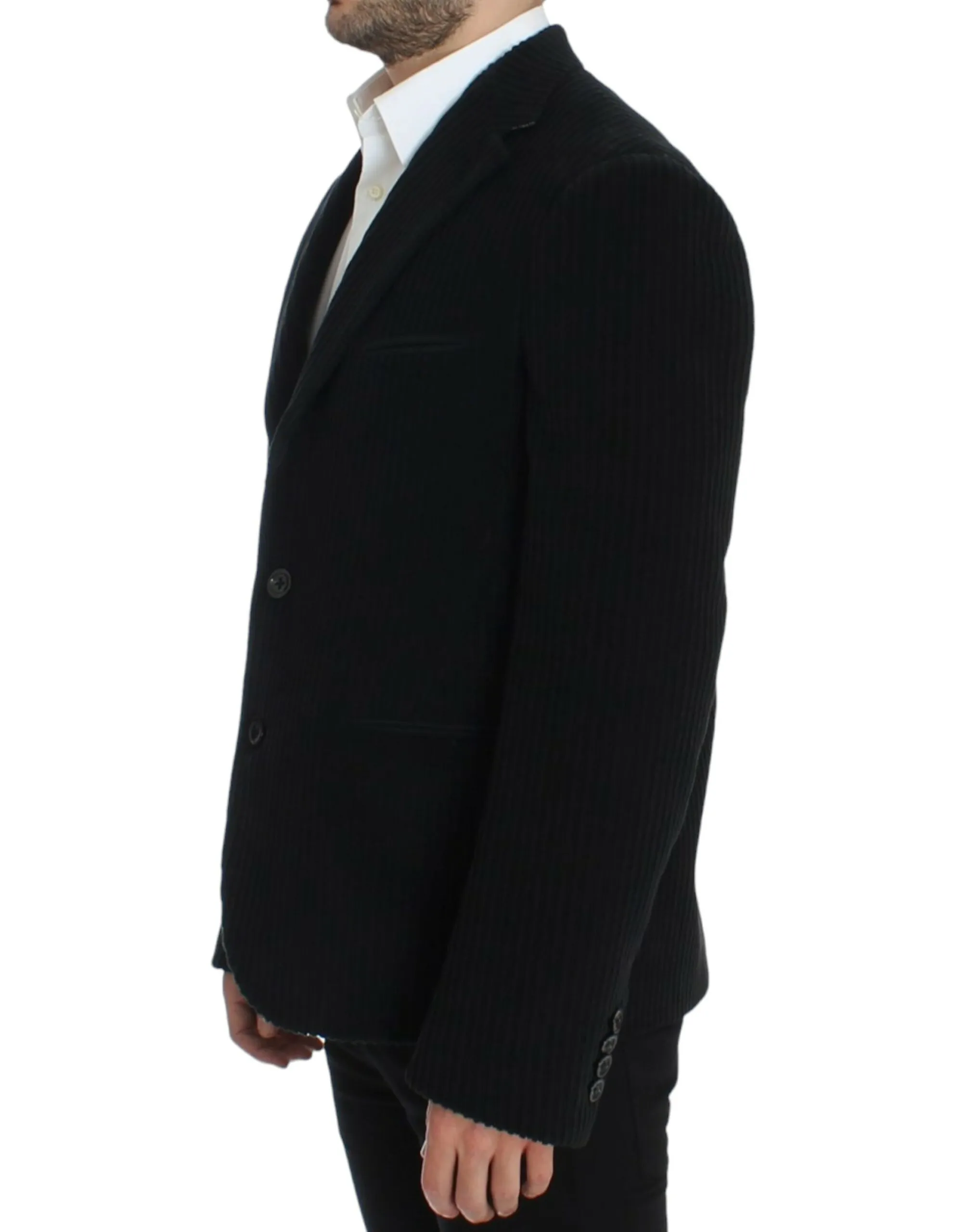 Dolce & Gabbana Men's Elegant Black Martini Blazer Jacket