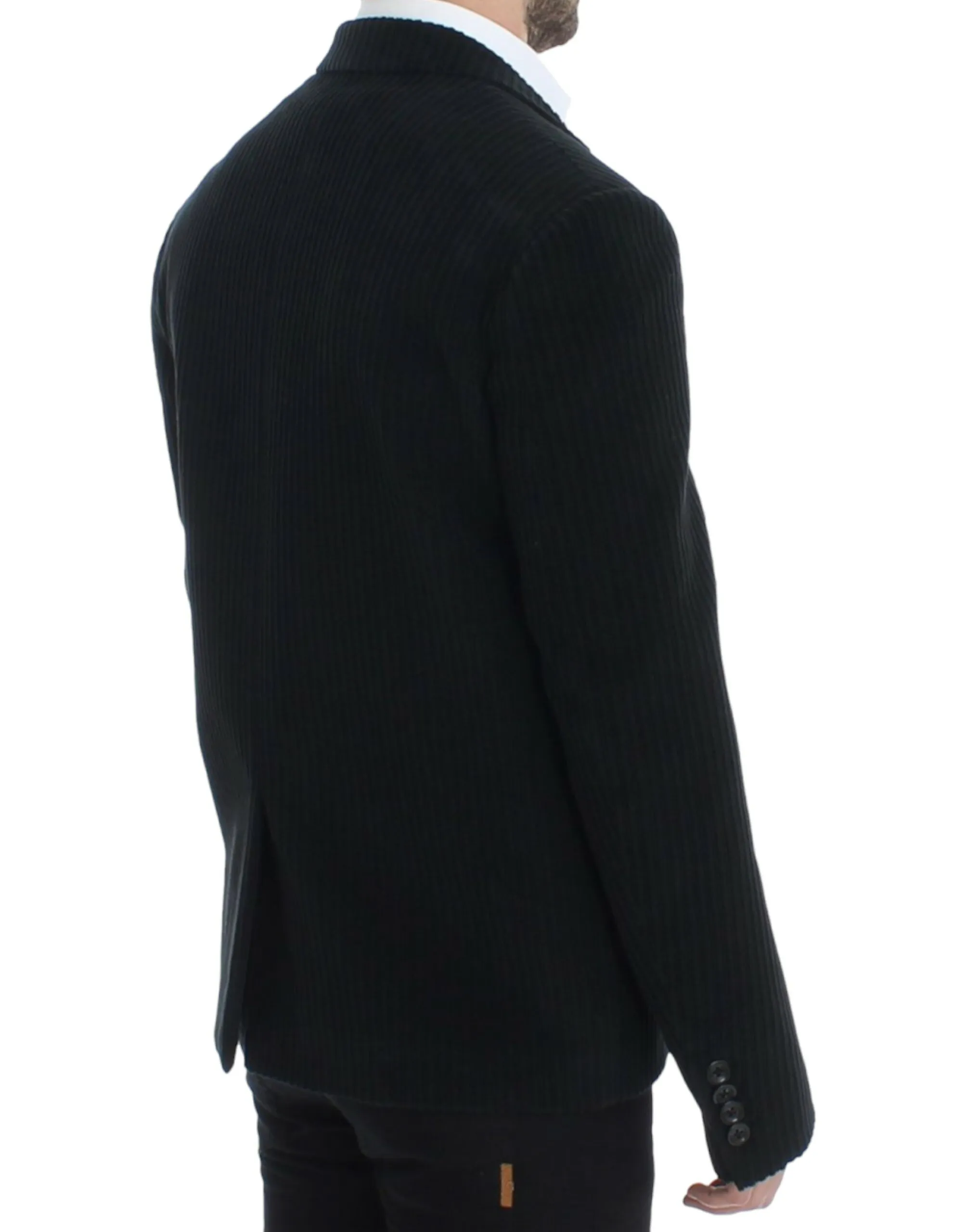 Dolce & Gabbana Men's Elegant Black Martini Blazer Jacket