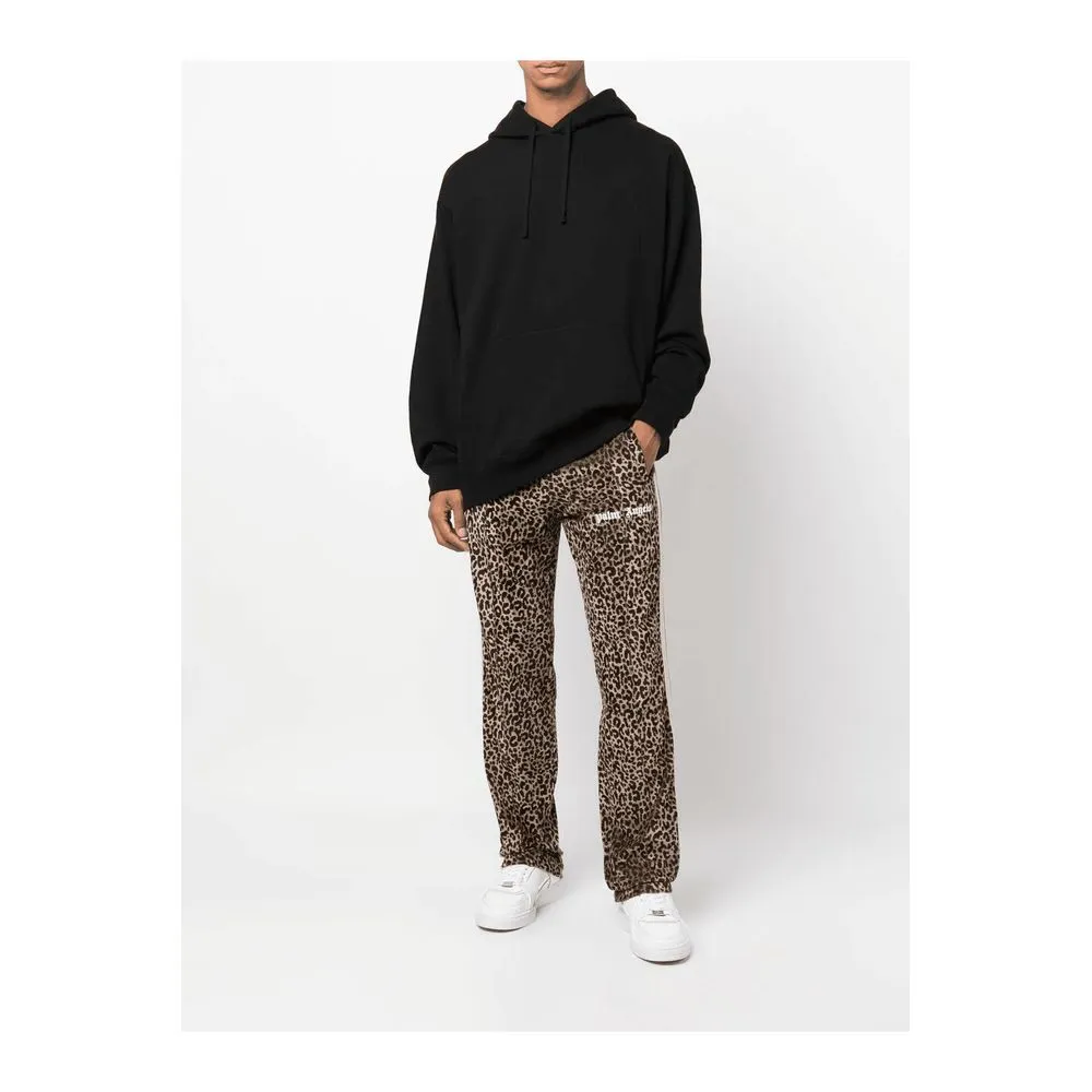 Palm Angels Men's Animal Print Stretch Viscose Pants