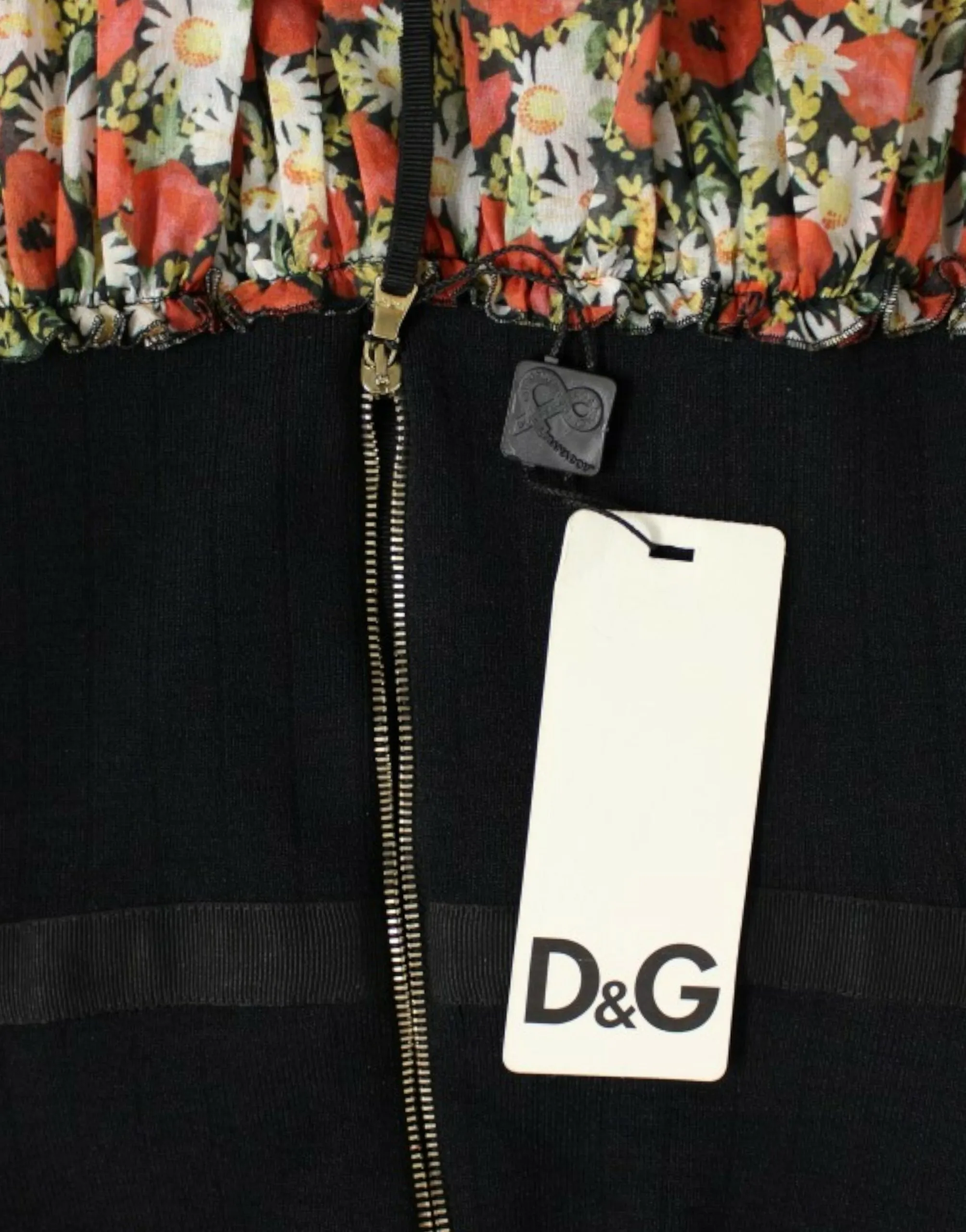 Dolce & Gabbana Women's Elegant Floral Halterneck Bubble Dress