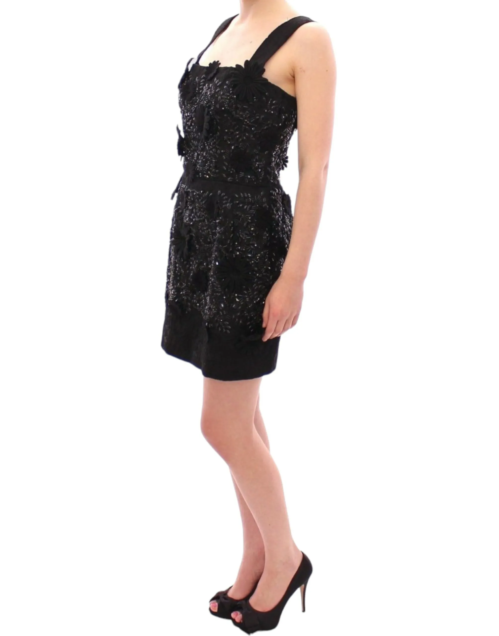 Dolce & Gabbana Women's Elegant Sequined Mini Shift Dress