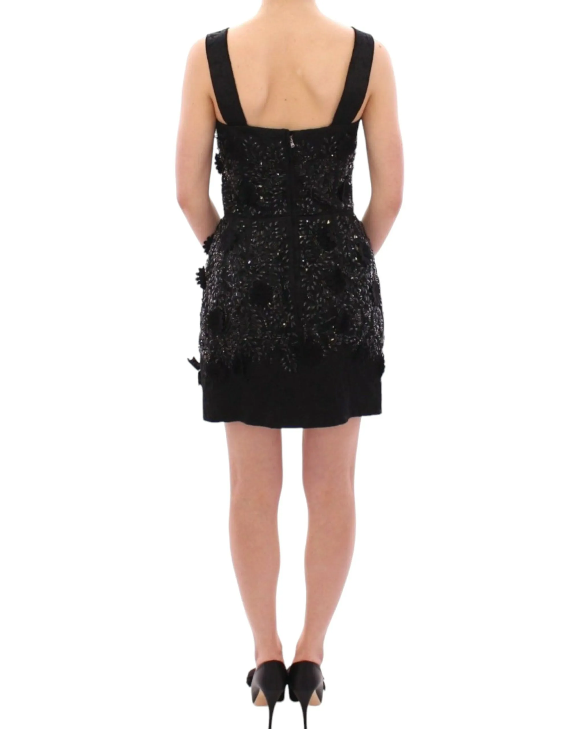 Dolce & Gabbana Women's Elegant Sequined Mini Shift Dress