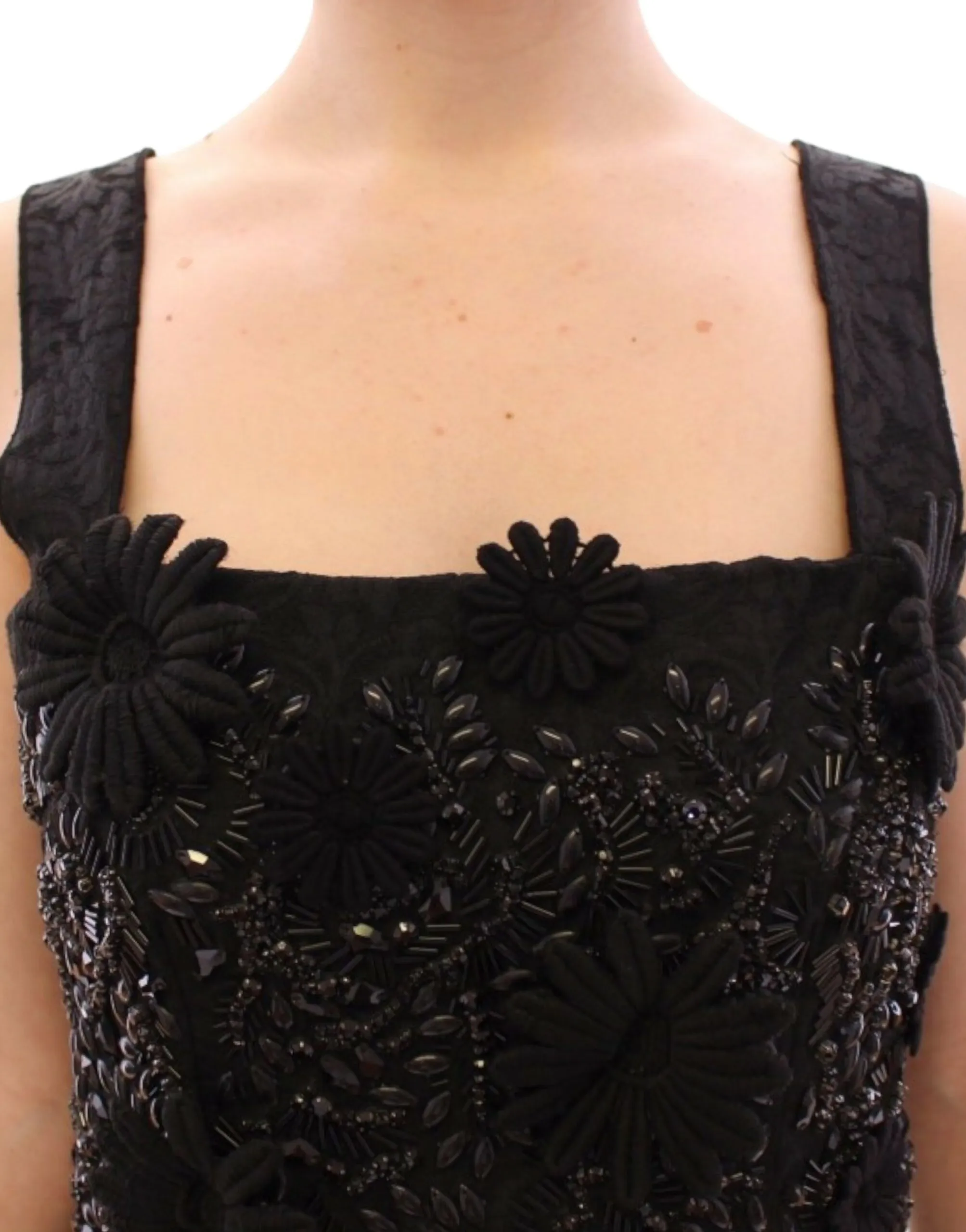 Dolce & Gabbana Women's Elegant Sequined Mini Shift Dress