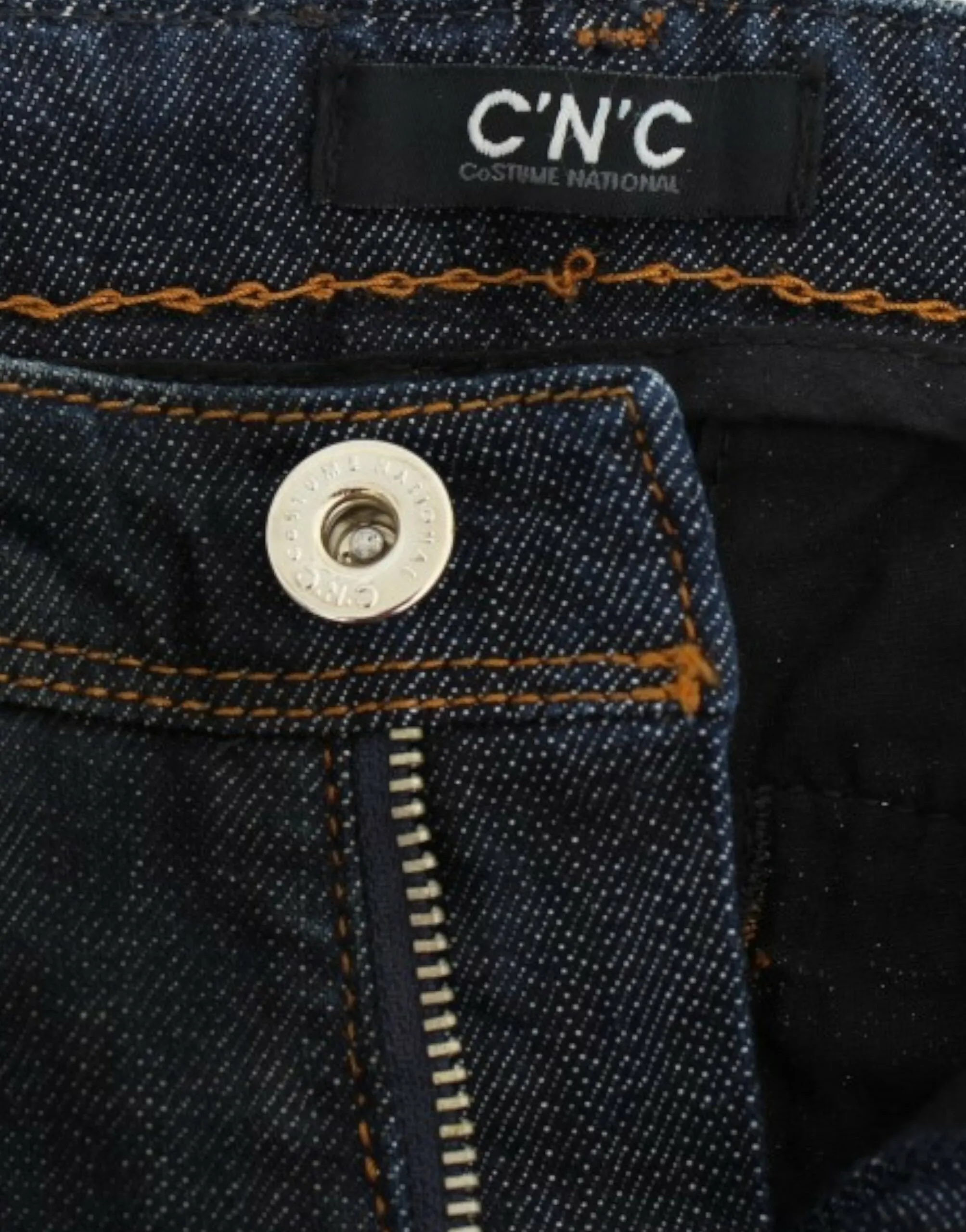 Costume National Women's Chic Blue Slim Fit Denim Delight