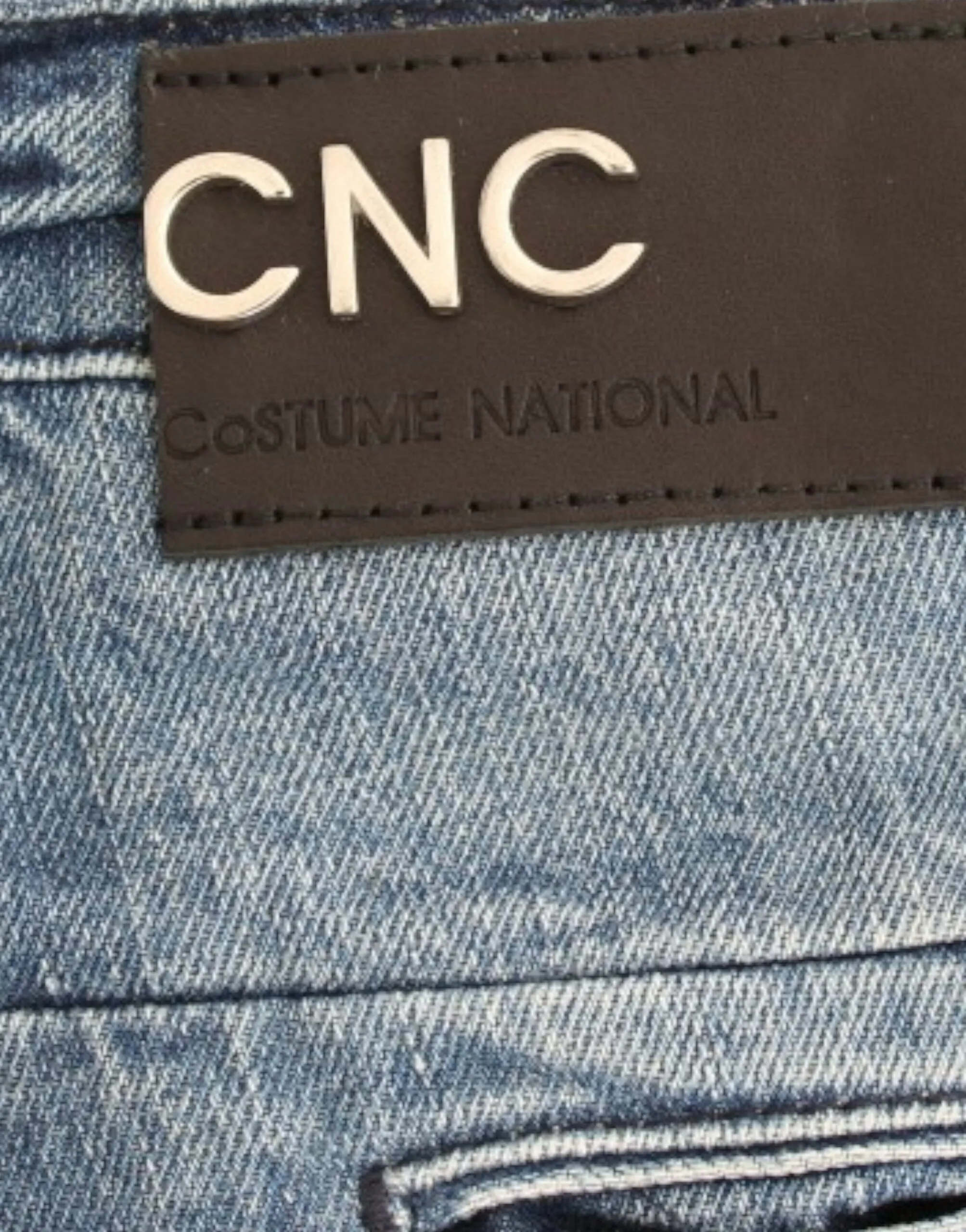 Costume National Women's Chic Distressed Boyfriend Jeans