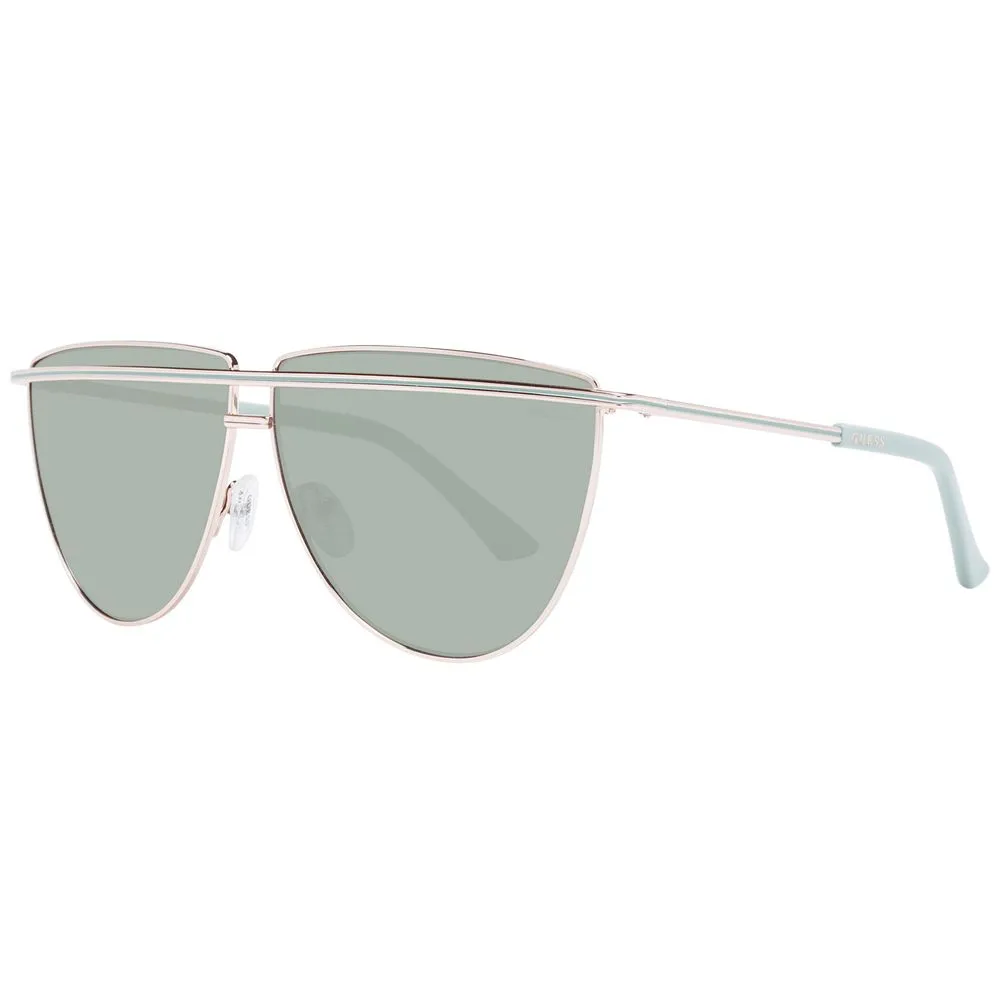 Guess Unisex Rose Gold Unisex Sunglasses