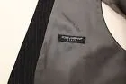 Dolce & Gabbana Men's Elegant Gray Striped Wool Dress Vest