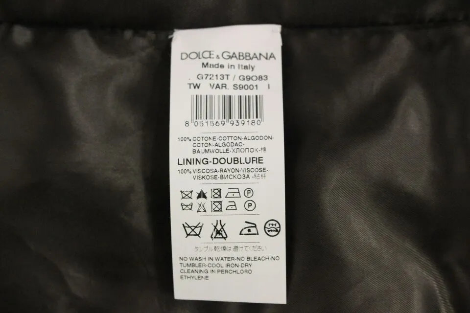 Dolce & Gabbana Men's Elegant Checkered Green Dress Vest
