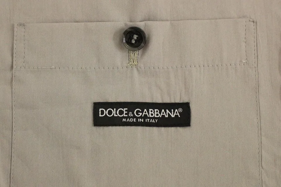 Dolce & Gabbana Men's Elegant Gray Slim Fit Dress Vest