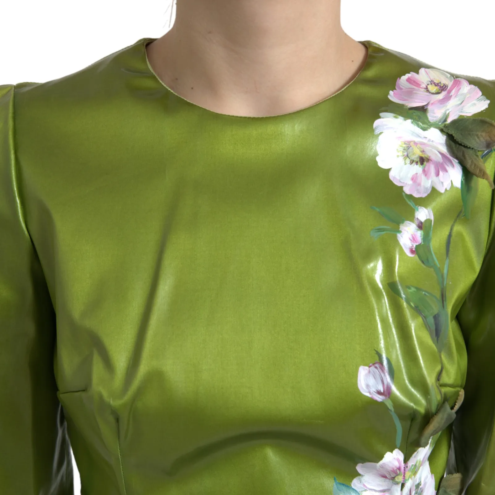 Dolce & Gabbana Women's Floral Elegance Midi Sheath Dress