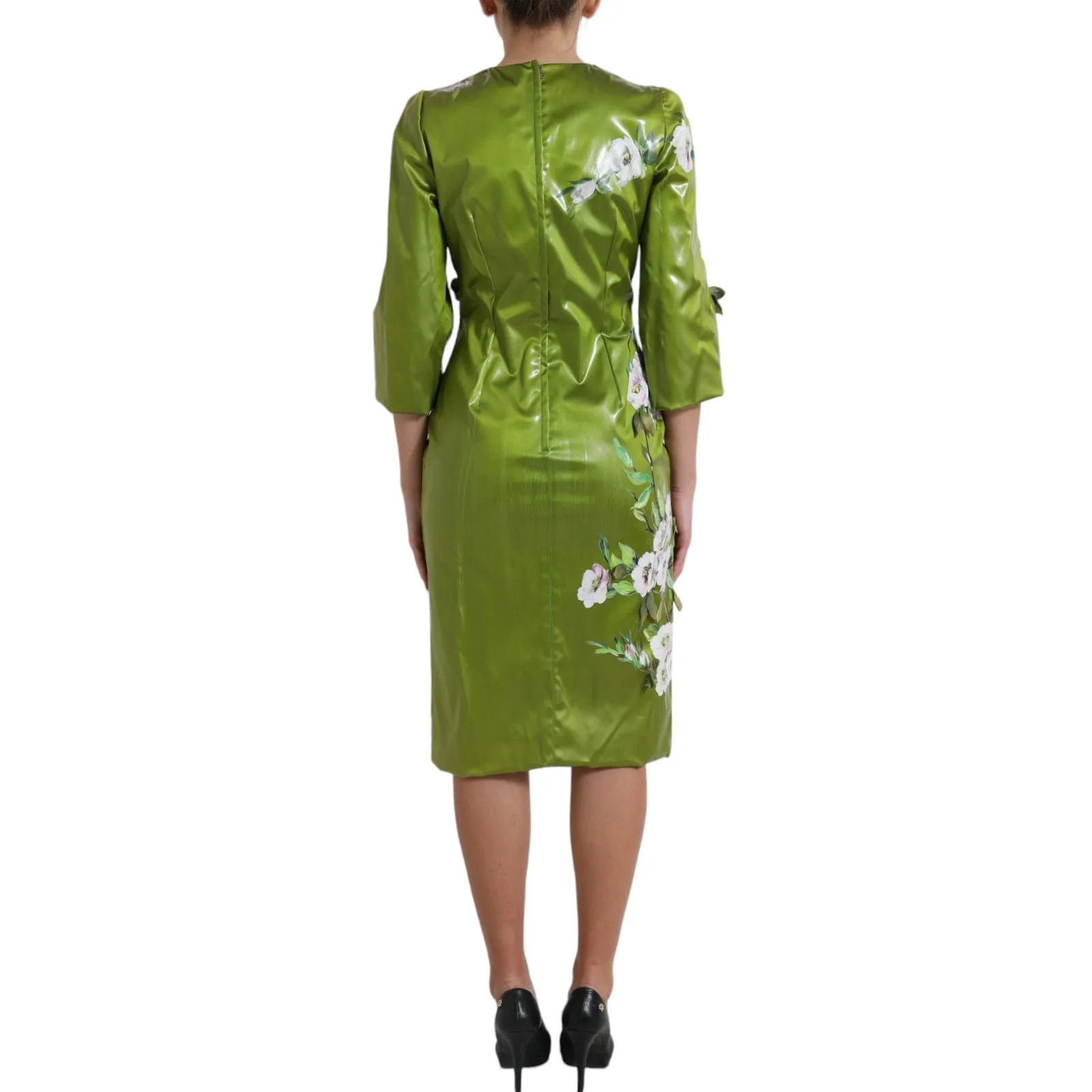 Dolce & Gabbana Women's Floral Elegance Midi Sheath Dress