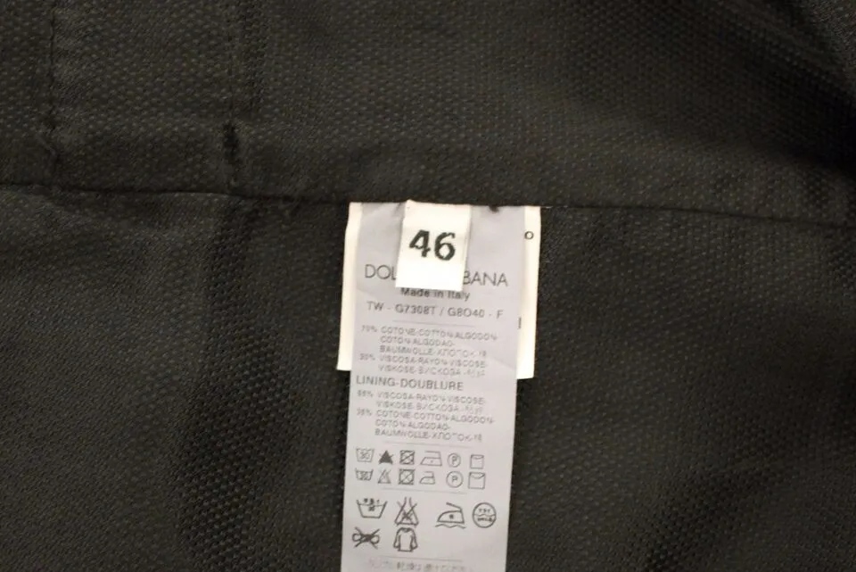 Dolce & Gabbana Men's Elegant Black Dress Vest