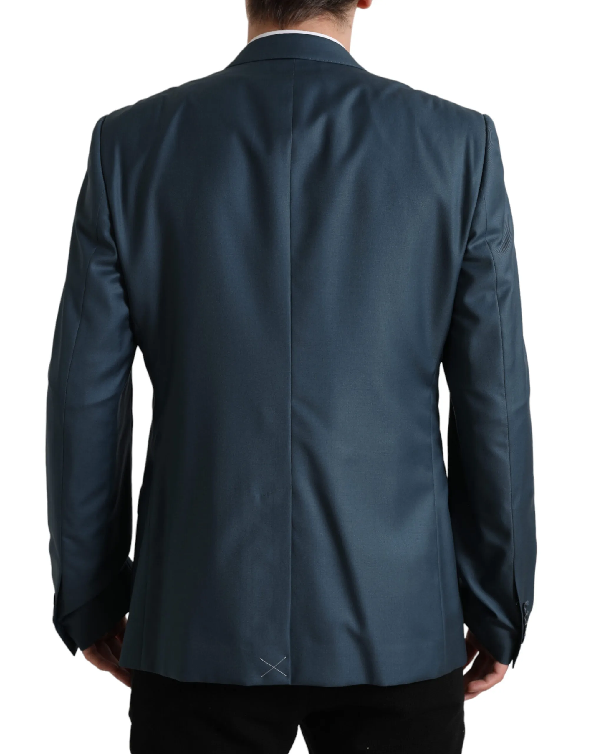 Dolce & Gabbana Men's Elegant Green Martini Two-Piece Wool Suit