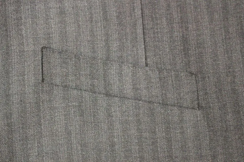 Dolce & Gabbana Men's Elegant Gray Striped Wool Dress Vest
