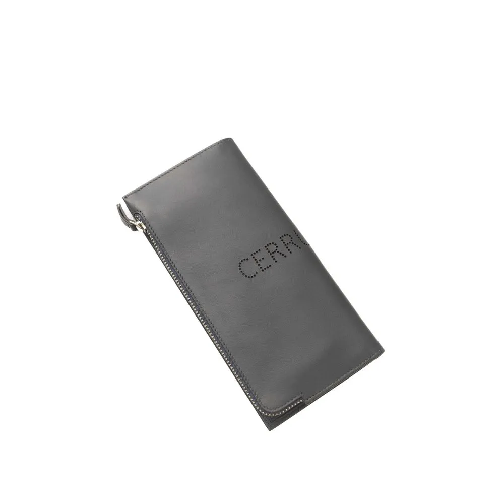 Cerruti 1881 Gray Leather Men Wallet