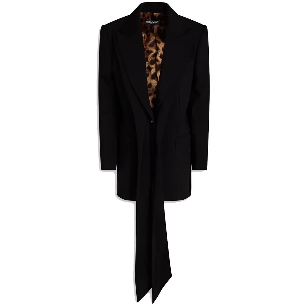 Dolce & Gabbana Women's Elegant Stretch-Wool Twill Blazer