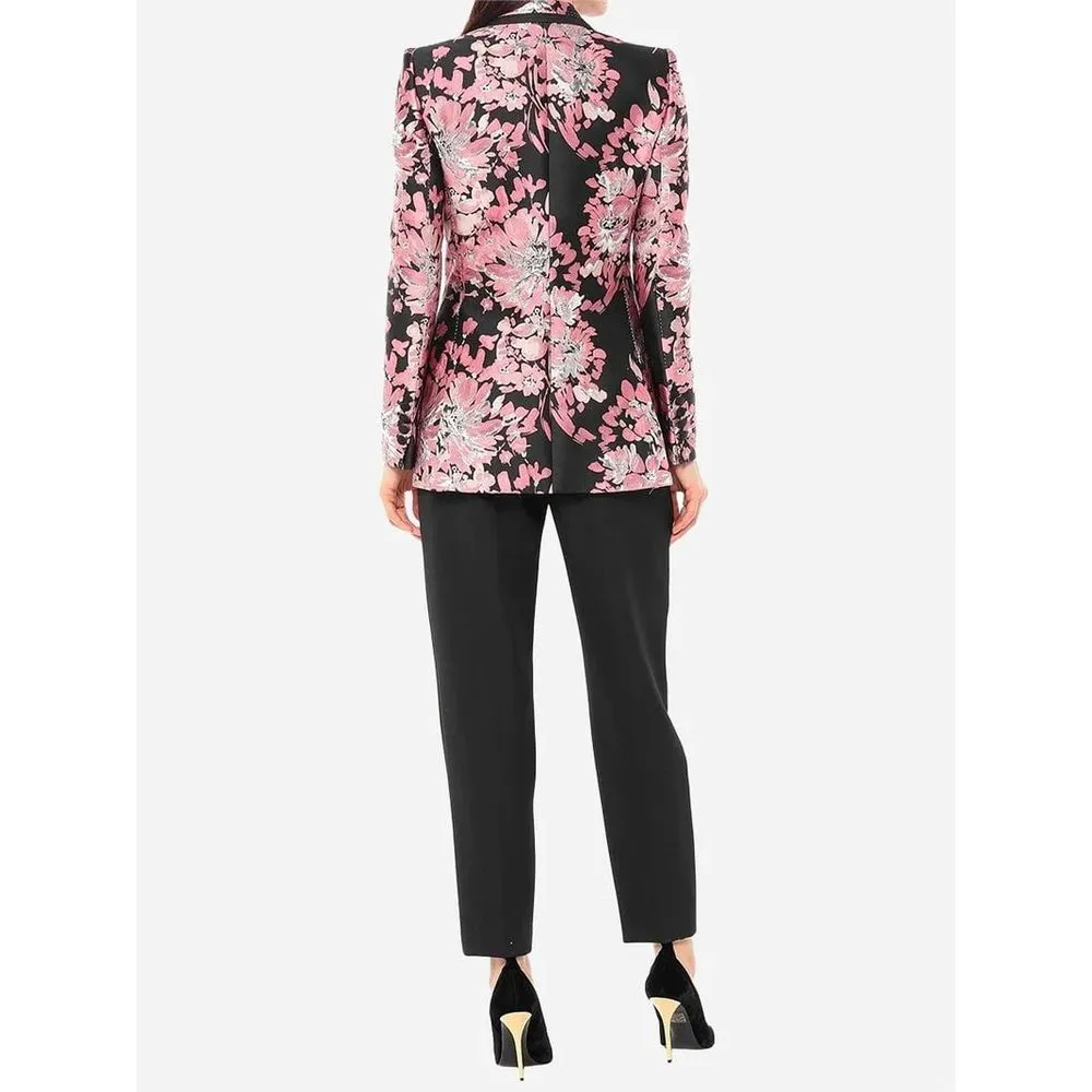 Dolce & Gabbana Women's Floral Jacquard Single-Breasted Jacket