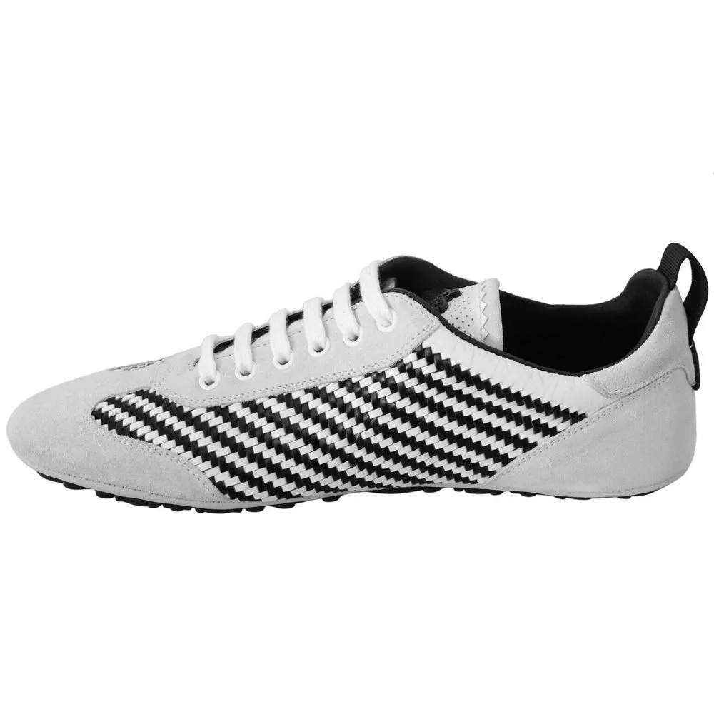 Dolce & Gabbana Men's Elegant Hand-Woven Leather Oxfords