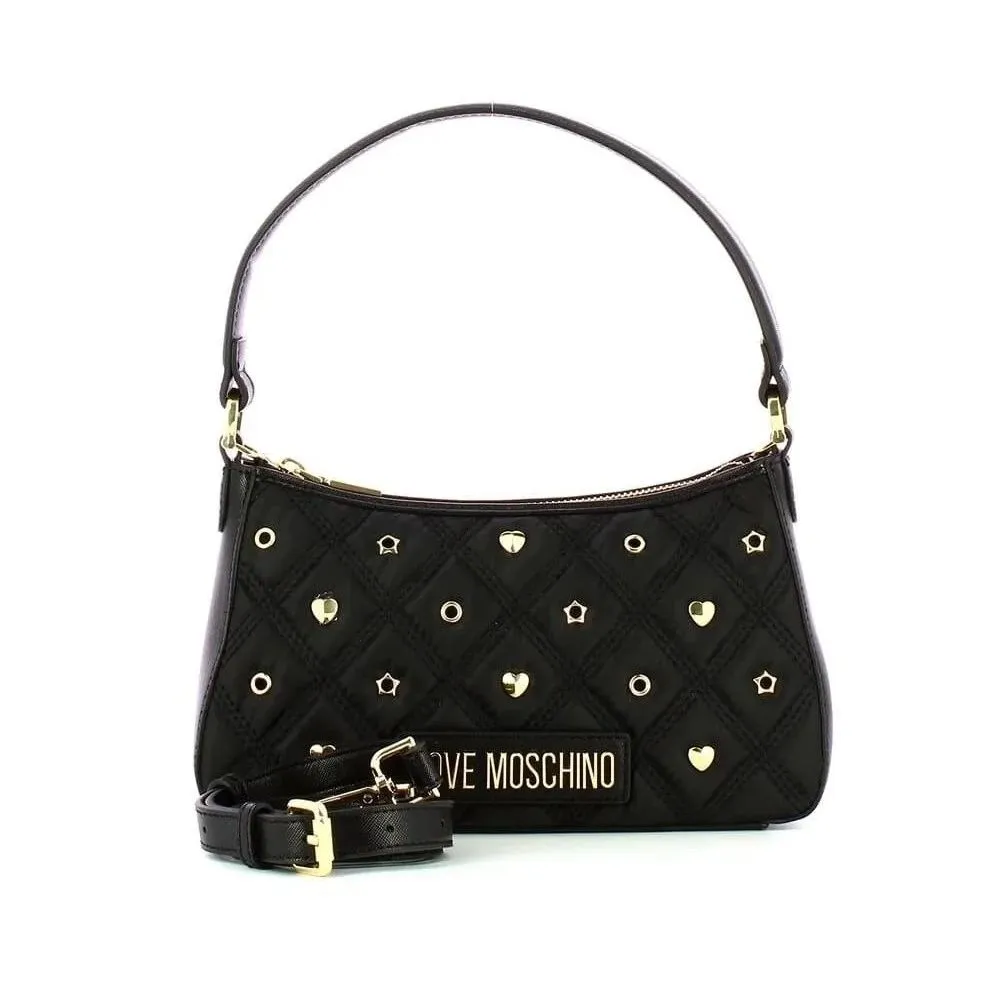 Love Moschino Women's Chic Designer Nylon Crossbody Bag