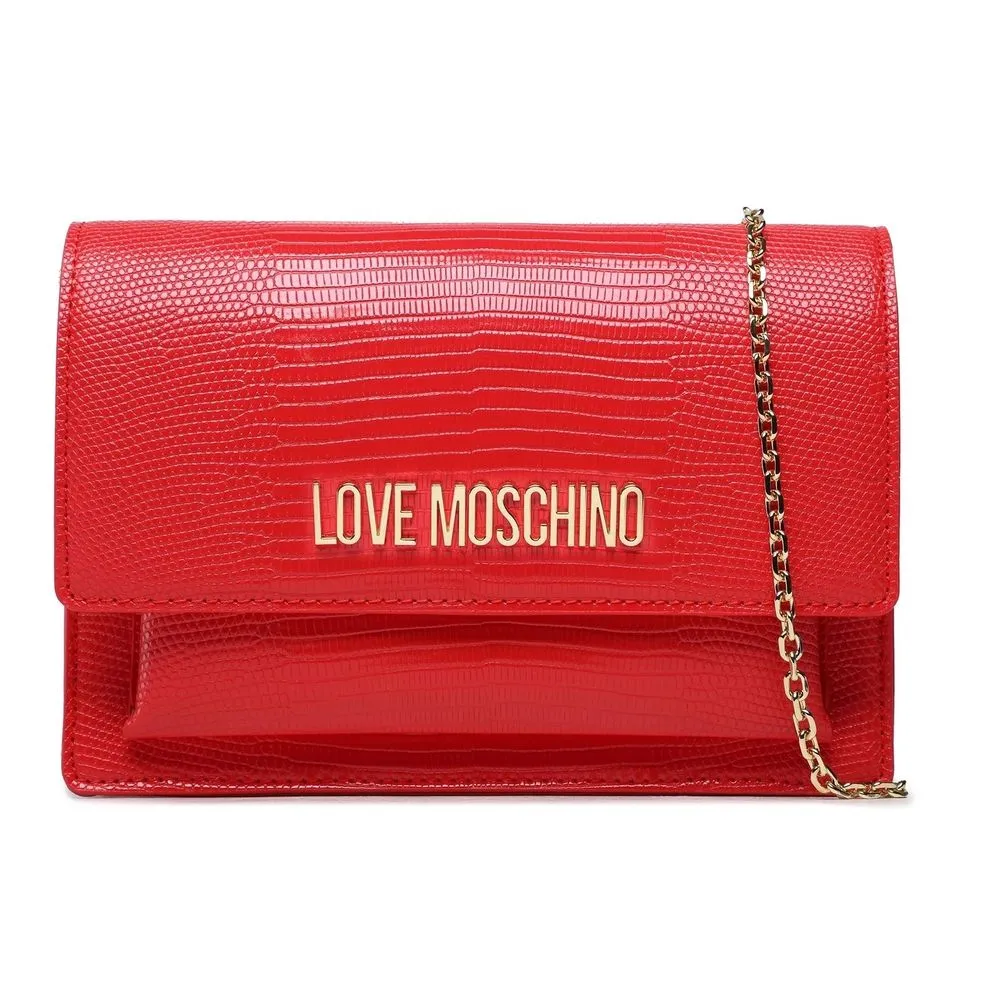 Love Moschino Women's Chic Faux Leather Pink Shoulder Bag