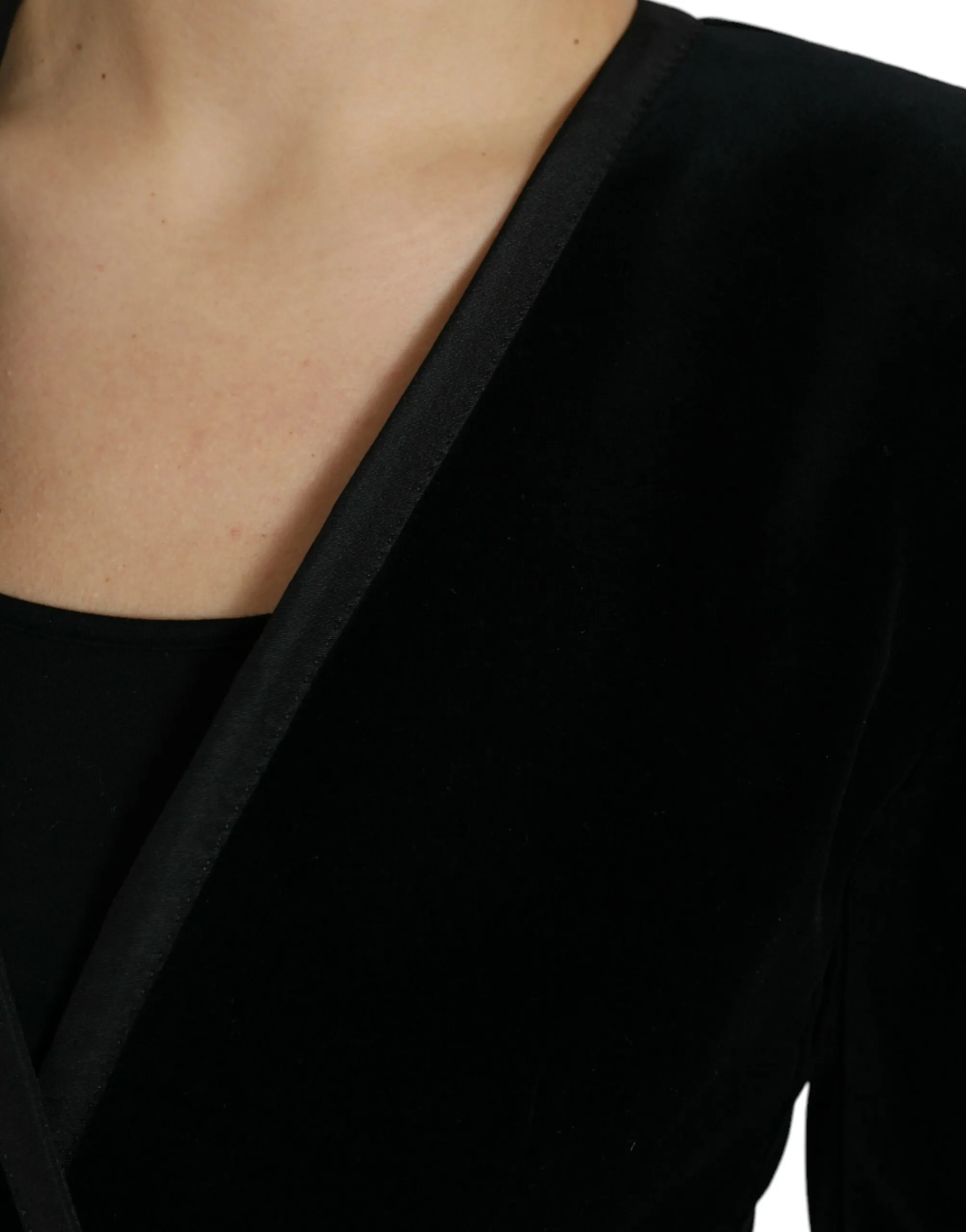 Dolce & Gabbana Women's Elegant Double Breasted Cotton-Silk Blazer