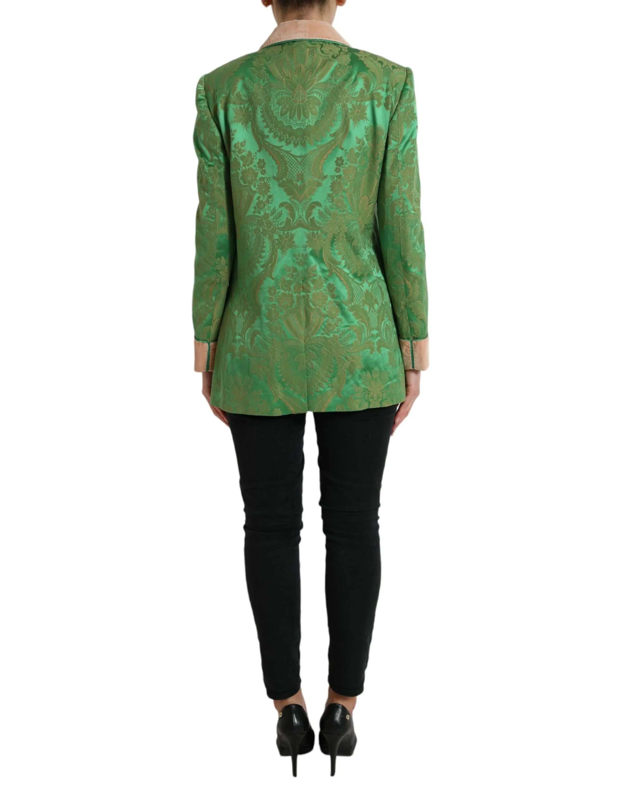 Dolce & Gabbana Women's Floral Elegance Double Breasted Blazer