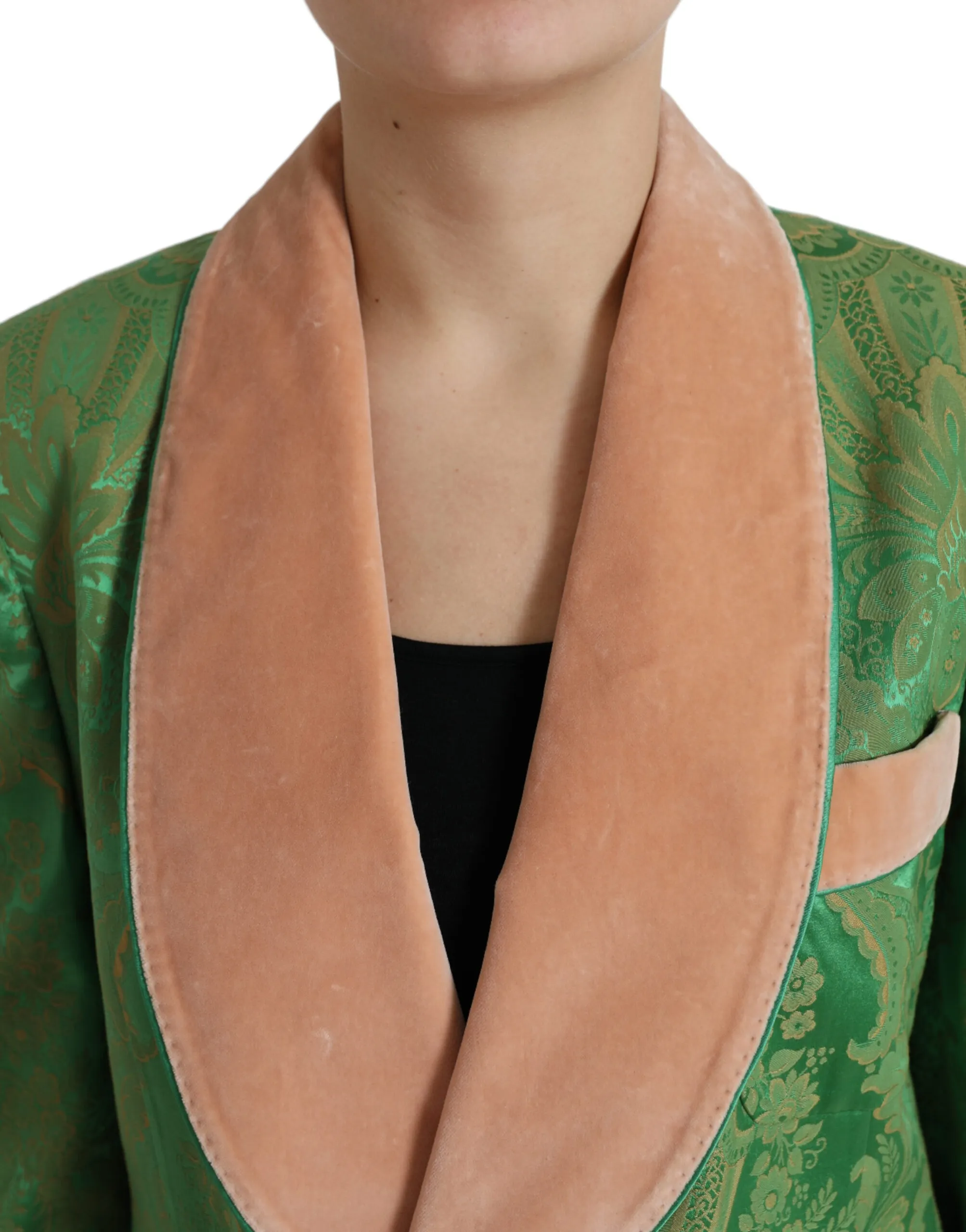 Dolce & Gabbana Women's Floral Elegance Double Breasted Blazer