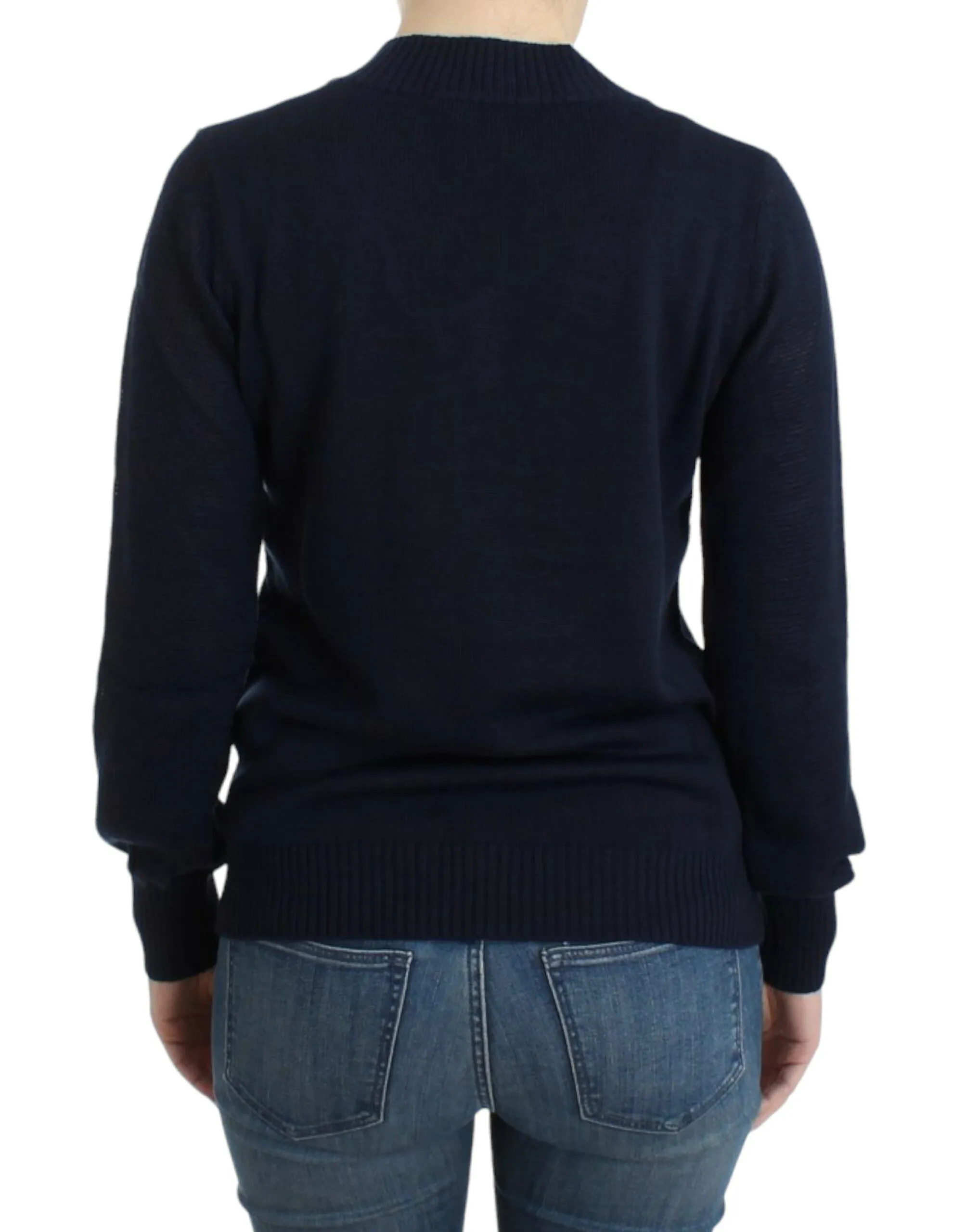 Costume National Women's Elegant V-Neck Lightweight Sweater