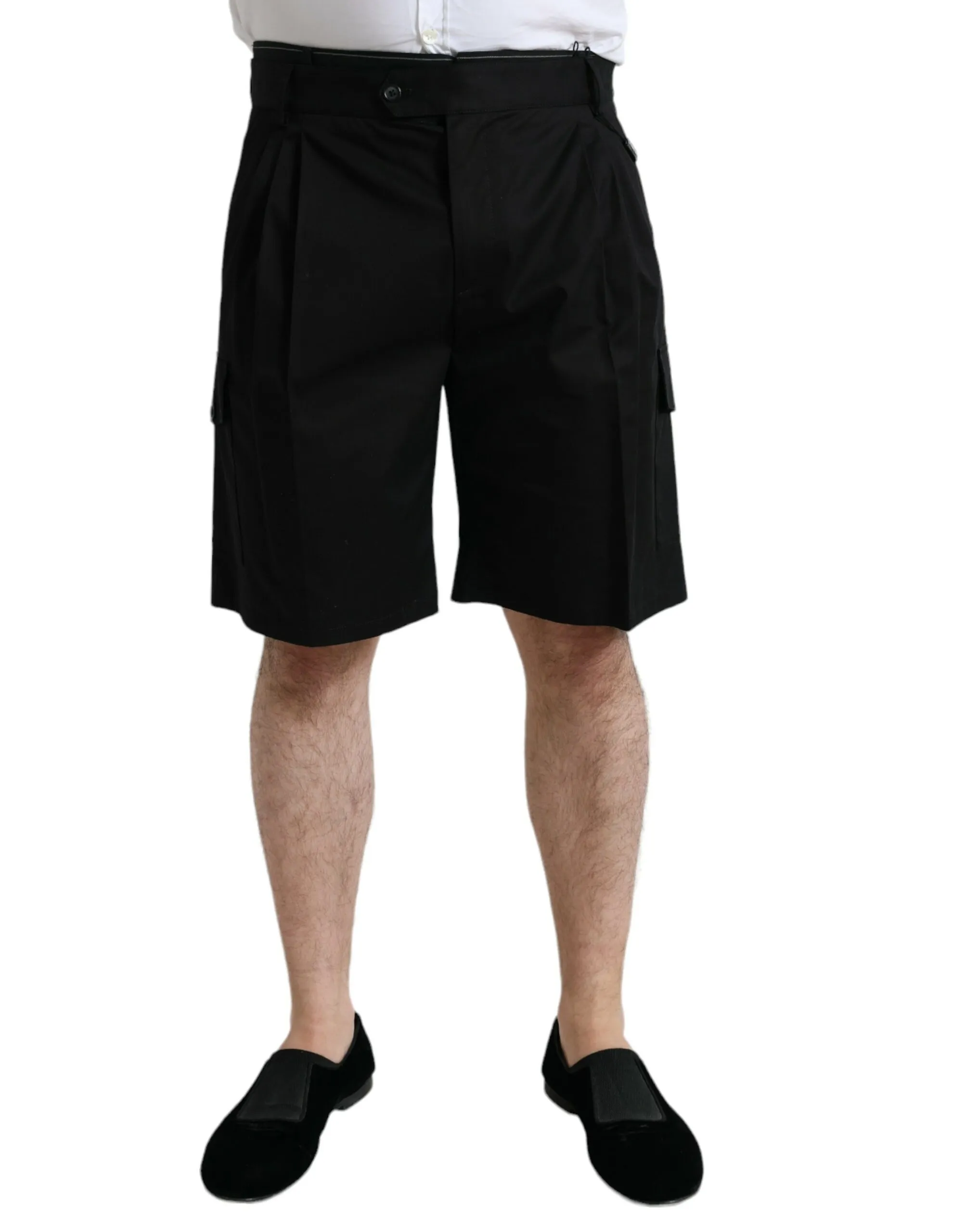 Dolce & Gabbana Men's Sleek Designer Bermuda Cargo Shorts