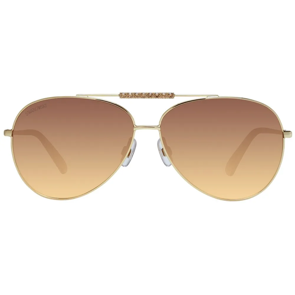 Swarovski Gold Women Sunglasses