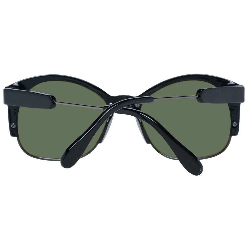 Serengeti Unisex Black Unisex Sunglasses