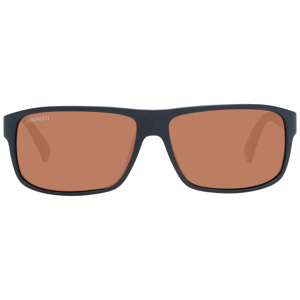 Serengeti Unisex Black Unisex Sunglasses