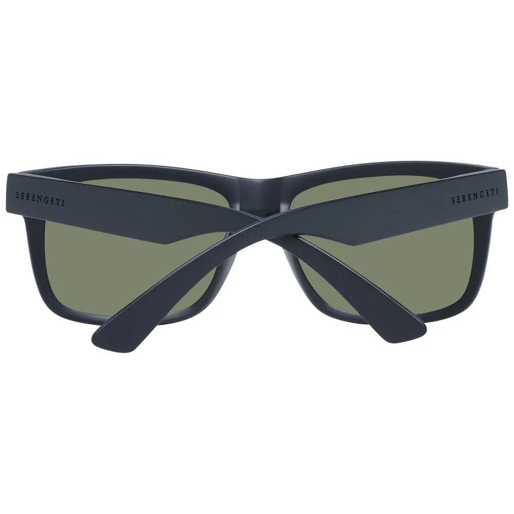 Serengeti Unisex Black Unisex Sunglasses