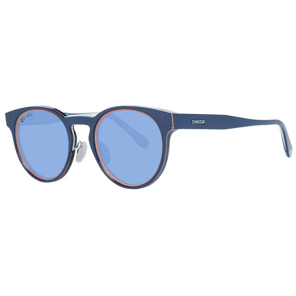 Omega Unisex Blue Unisex Sunglasses