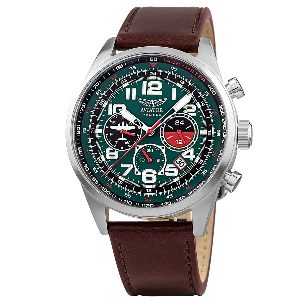 Aviator Silver Men Watch