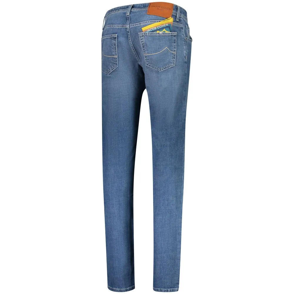Jacob Cohen Men's Exquisite Light Blue Stretch Denim Jeans