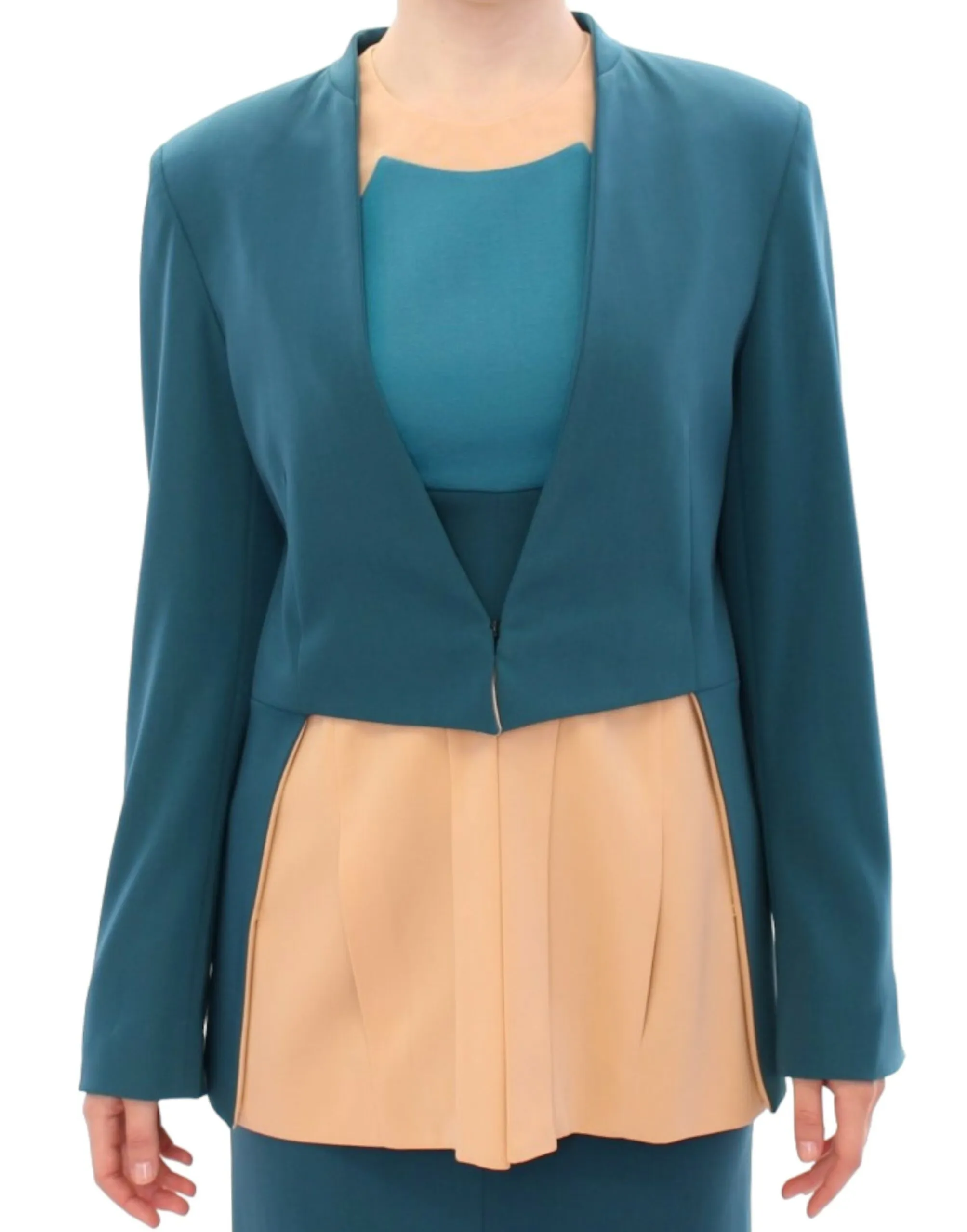 CO|TE Women's Chic Transitional Two-Tone Blazer