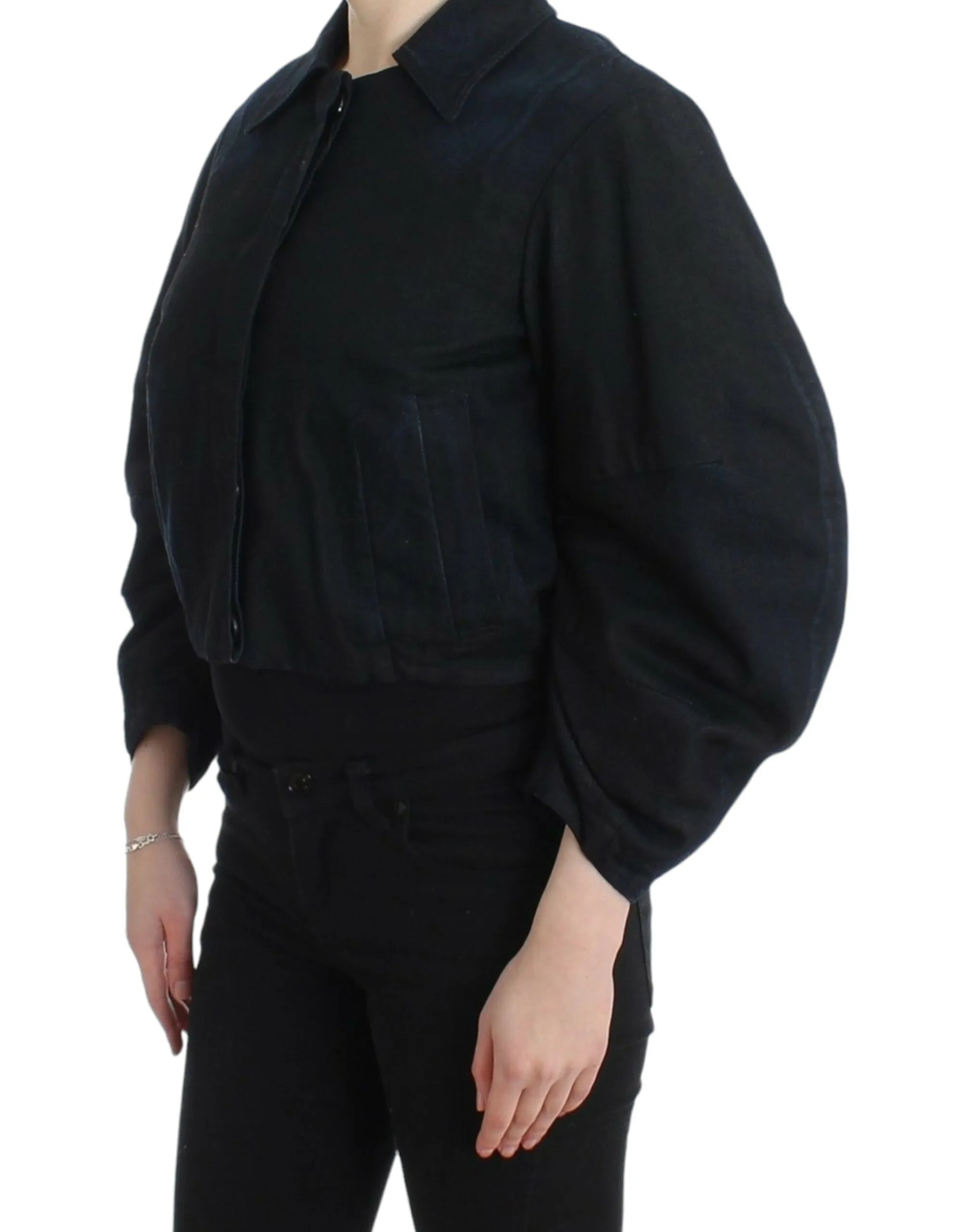 GF Ferre Women's Chic Dual-Function Denim Jacket