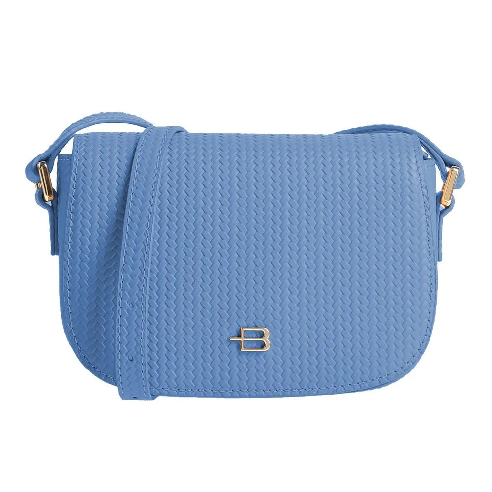 Baldinini Trend Women's Chic Woven Calfskin Crossbody Bag