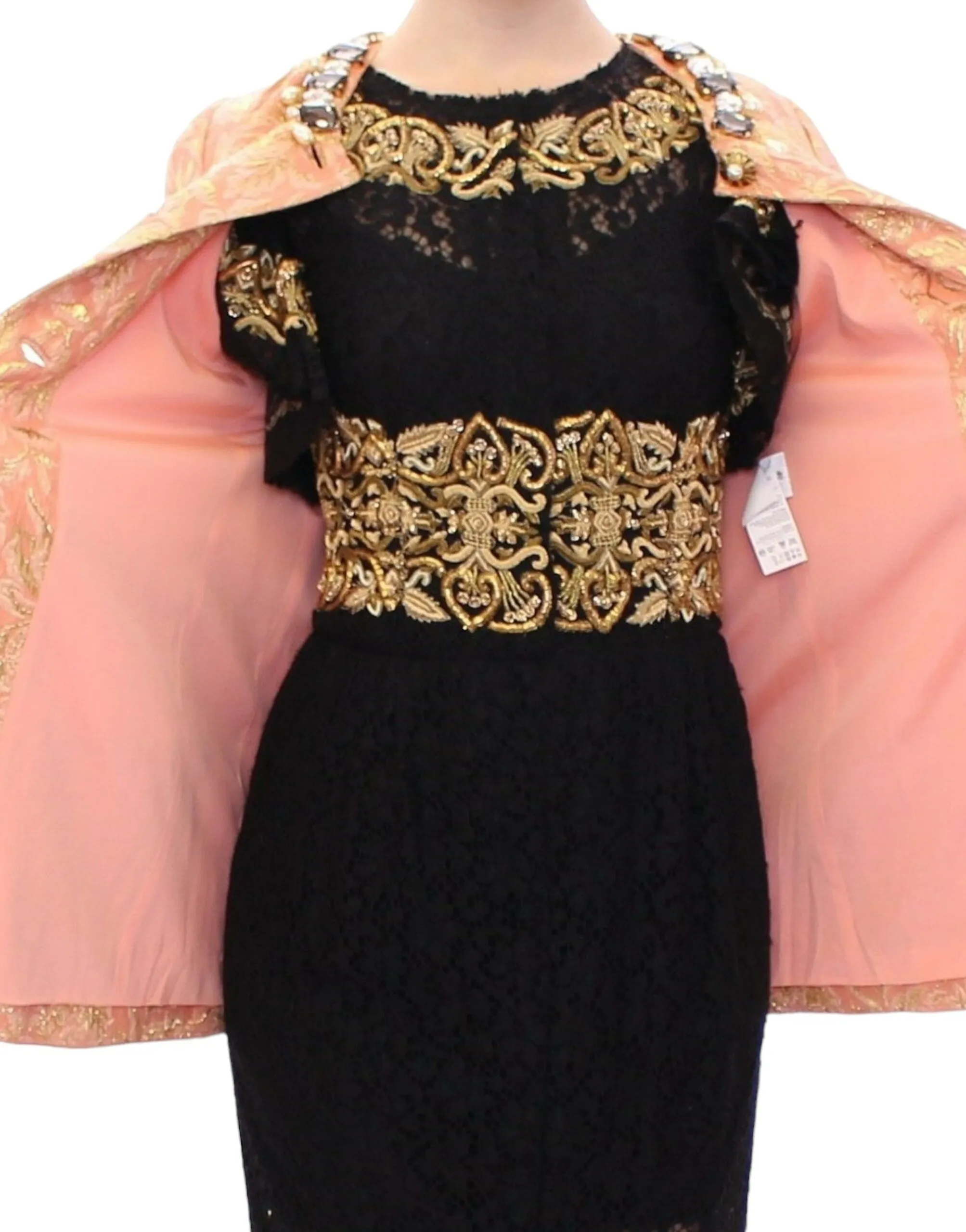 Dolce & Gabbana Women's Exclusive Crystal Brocade Coat Jacket