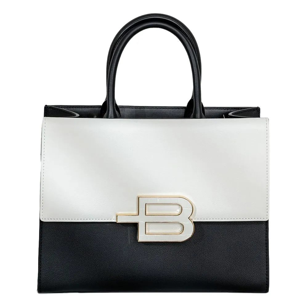 Baldinini Trend Women's Chic Monochrome Calfskin Handbag
