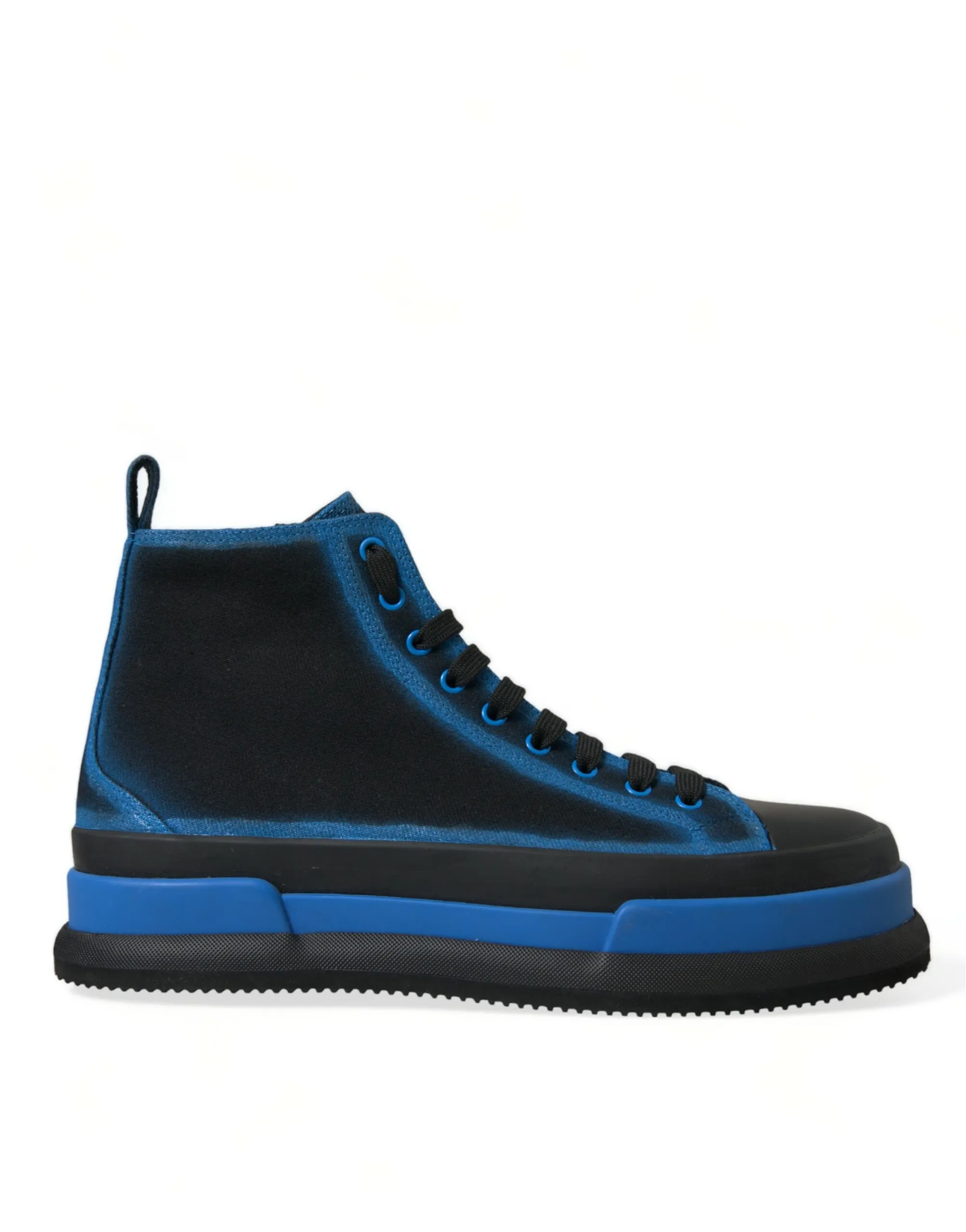 Dolce & Gabbana Men's Elegant High-Top Canvas Sneakers