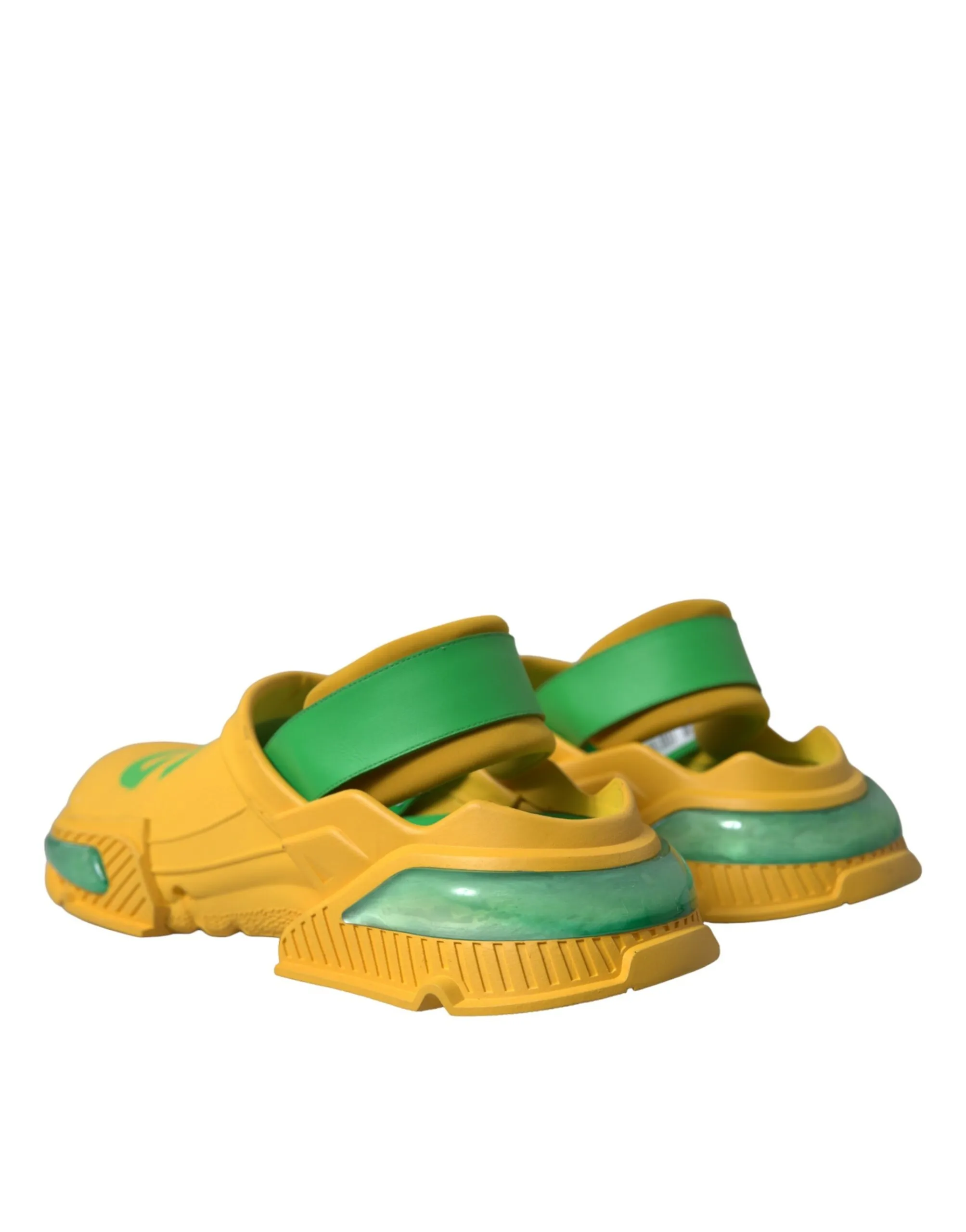 Dolce & Gabbana Men's Chic Rubber Clogs Slippers in Lush Colors