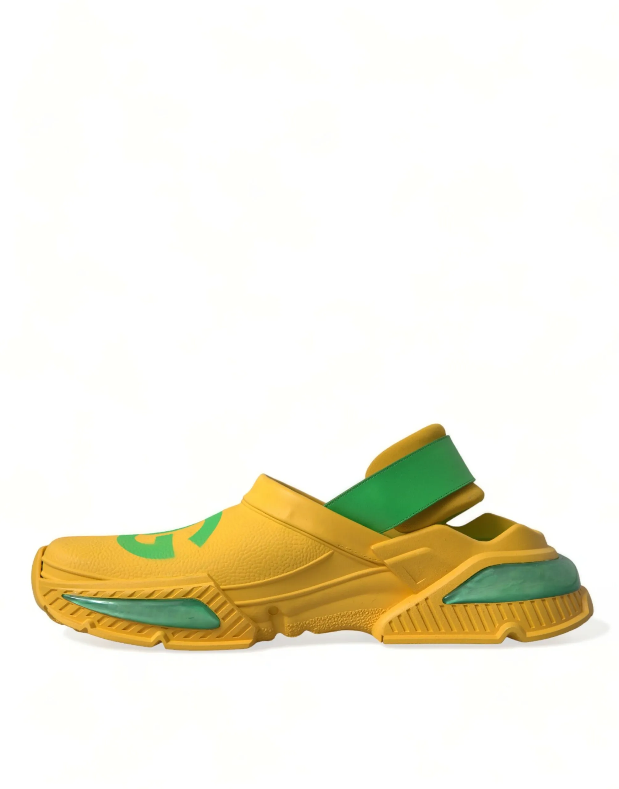 Dolce & Gabbana Men's Chic Rubber Clogs Slippers in Lush Colors