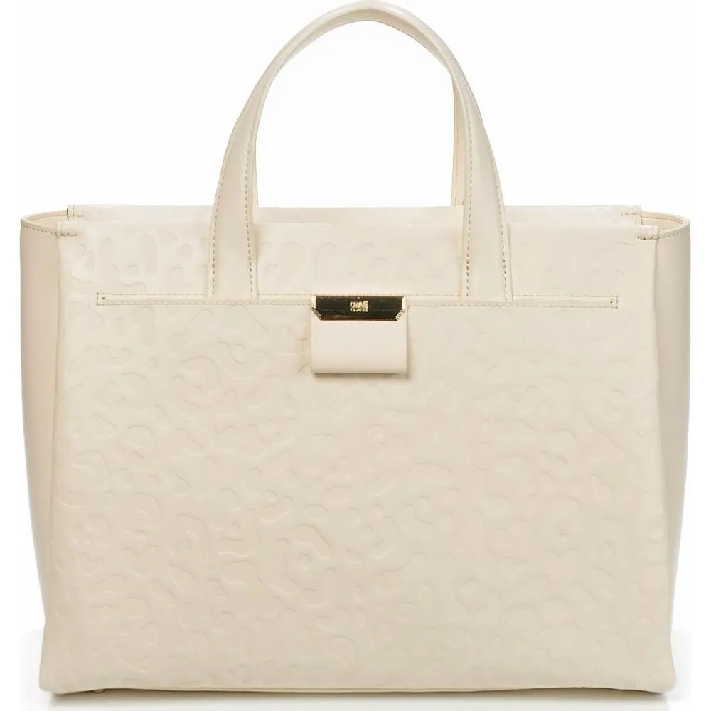 Cavalli Class Women's Chic Spotted Calfskin Handbag Elegance